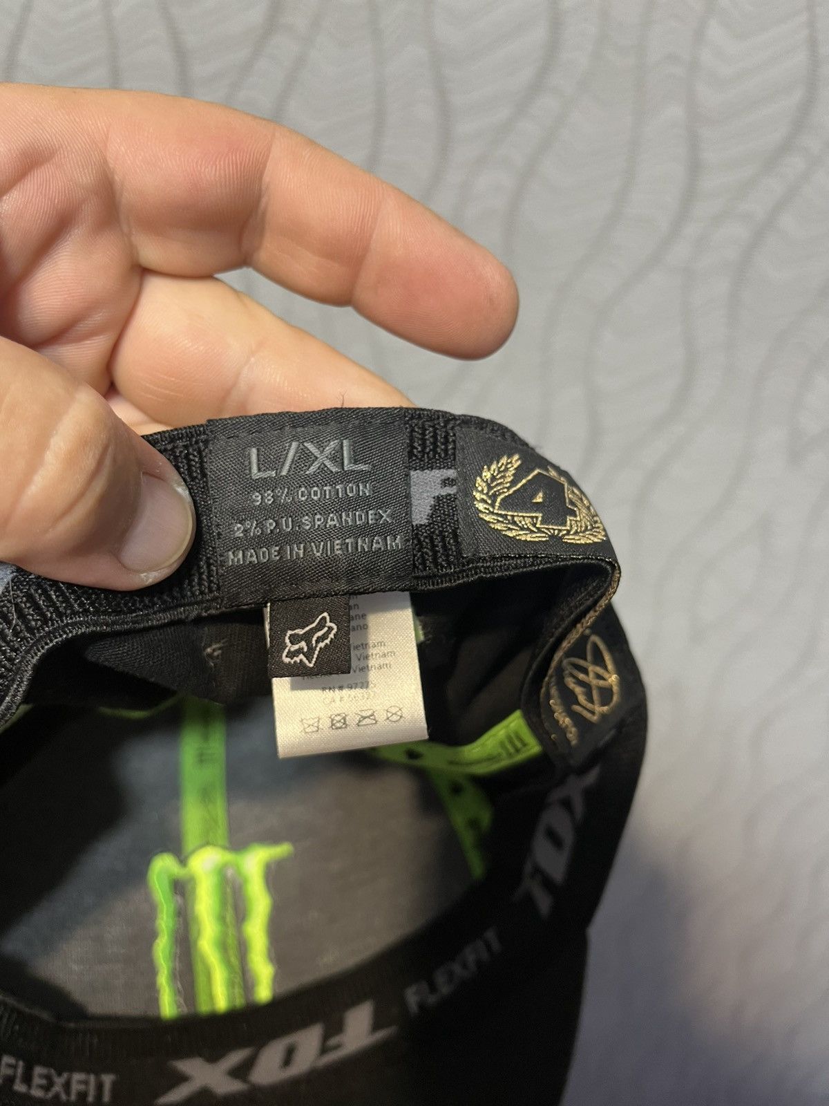 Fox Racing FOX Monster Energy Ricky Carmichael 4 Moto Racing Cap Hat Size ONE SIZE - 8 Thumbnail