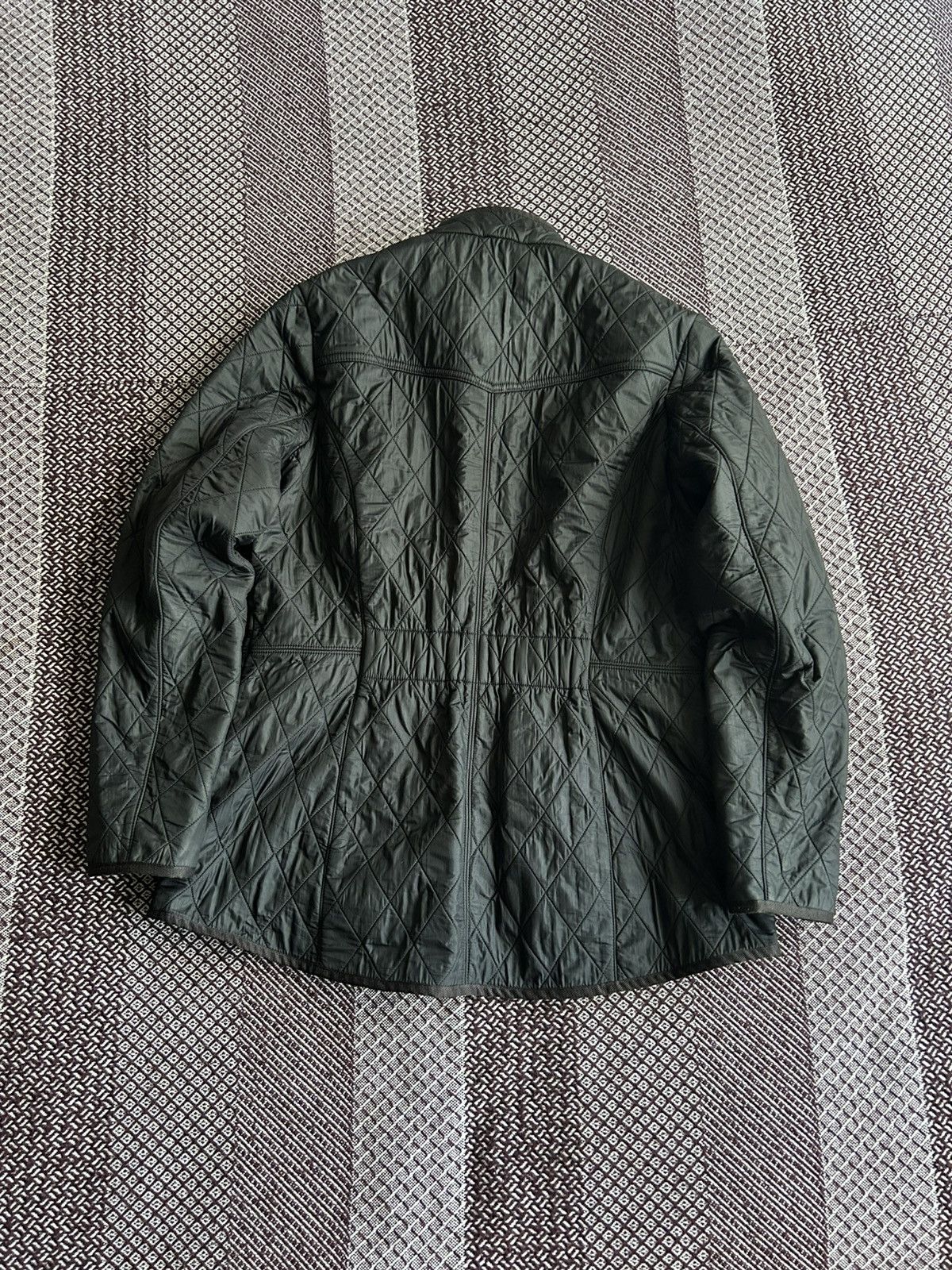 Barbour Vintage Barbour Cavarly Quilted Jacket Mens Solid Style UK16 Size US L / EU 52-54 / 3 - 14 Thumbnail