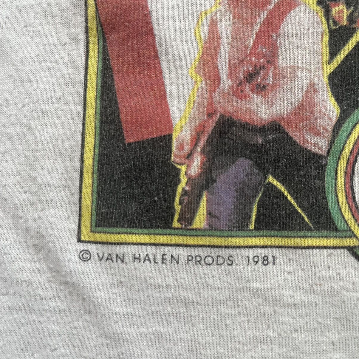 Band Tees × Vintage VAN HALEN 1981 Size US S / EU 44-46 / 1 - 4 Thumbnail