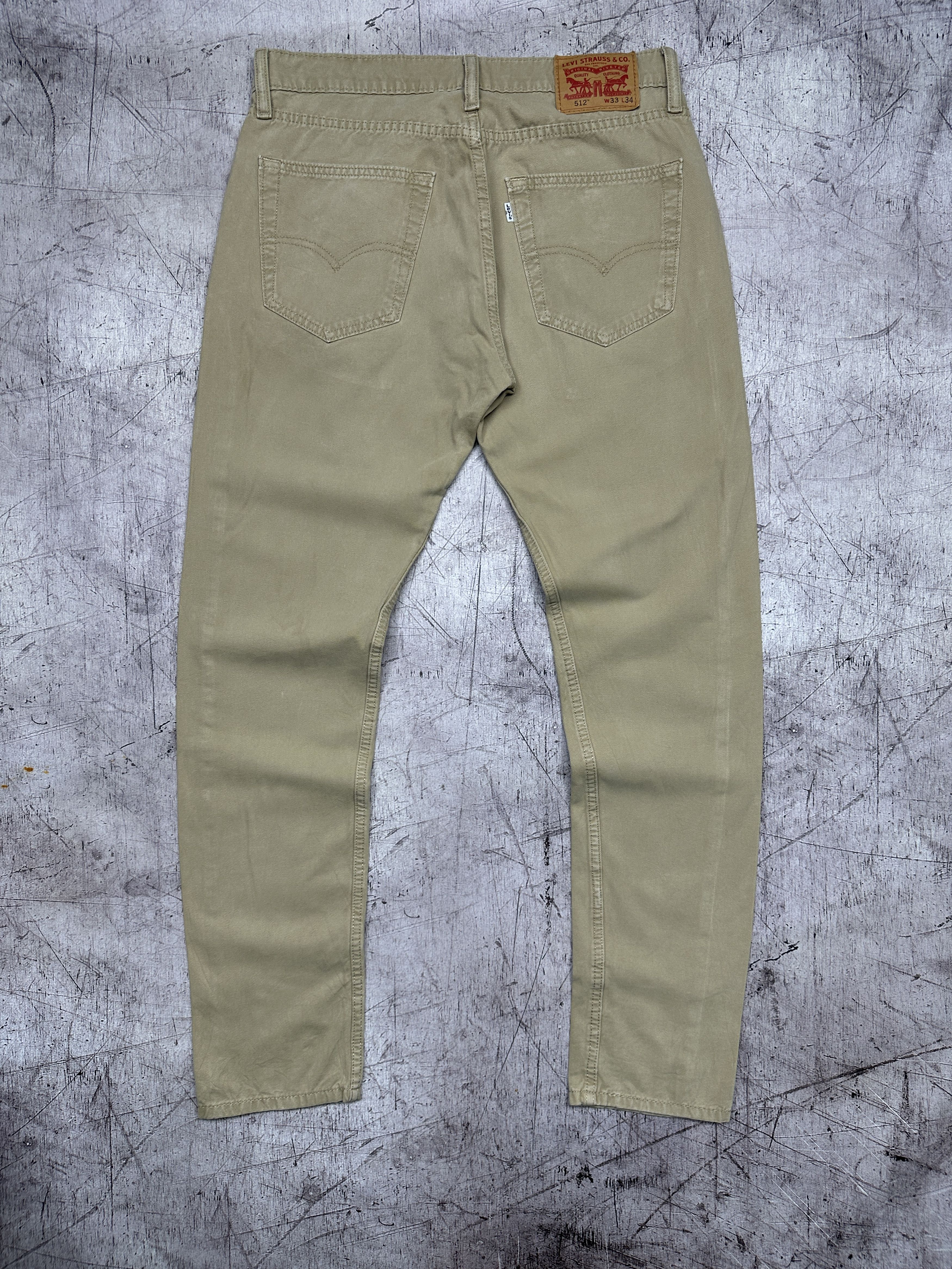 Levi's Levi's 512 Mens Denim Pants Jeans Size 33 x 34 Size US 33 - 1 Thumbnail
