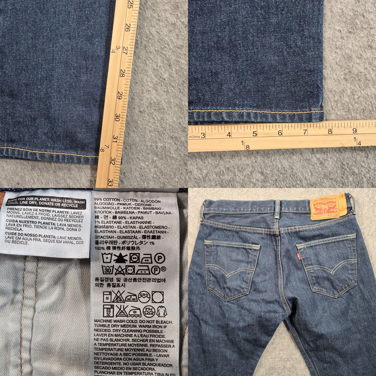 Levi's Item Specifications: Material: Leather, Style: Wallet Size US 31 - 8 Thumbnail