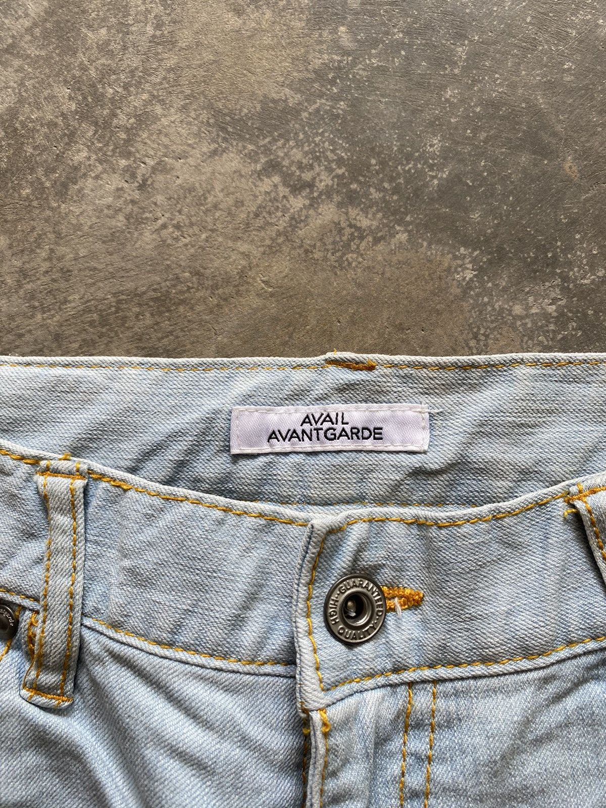Vintage Vintage❗Avant Garde Denim Pants 🔥 Size US 30 / EU 46 - 2 Thumbnail