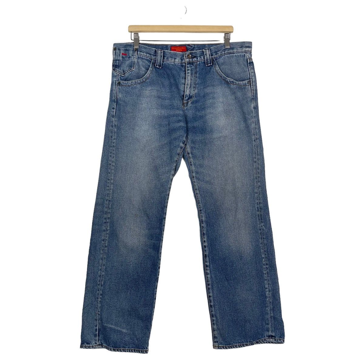 Japanese Brand IGNIO FADED BLUE JEANS Size US 36 / EU 52 - 2 Thumbnail