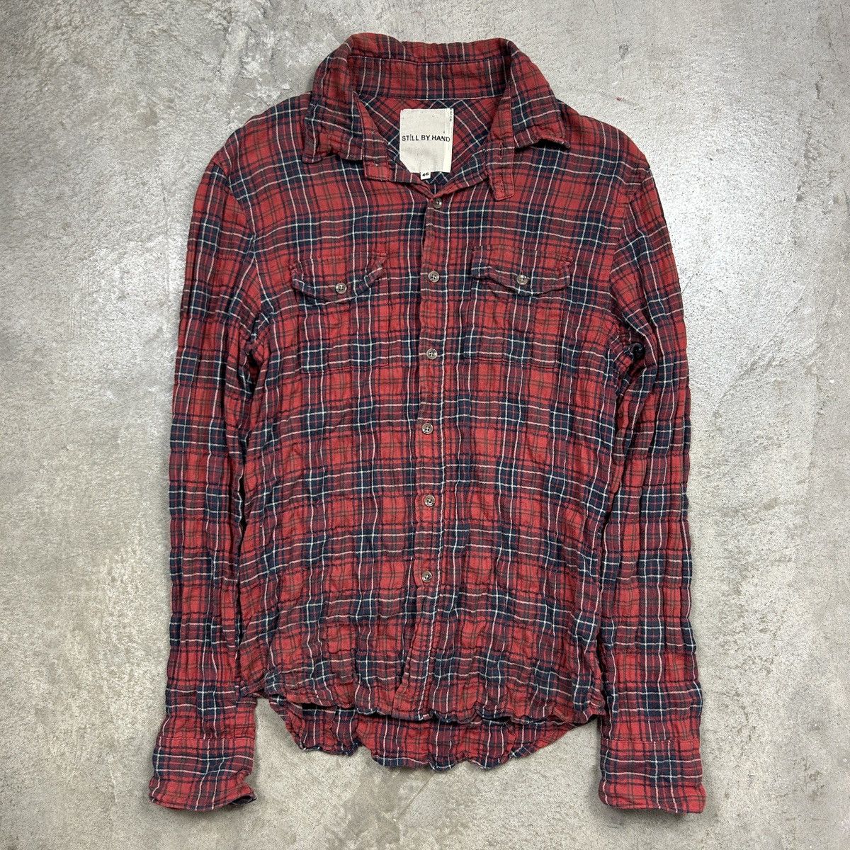 STILL BY HAND Still by Hand - Red Flannel Size US M / EU 48-50 / 2 - 12 Thumbnail