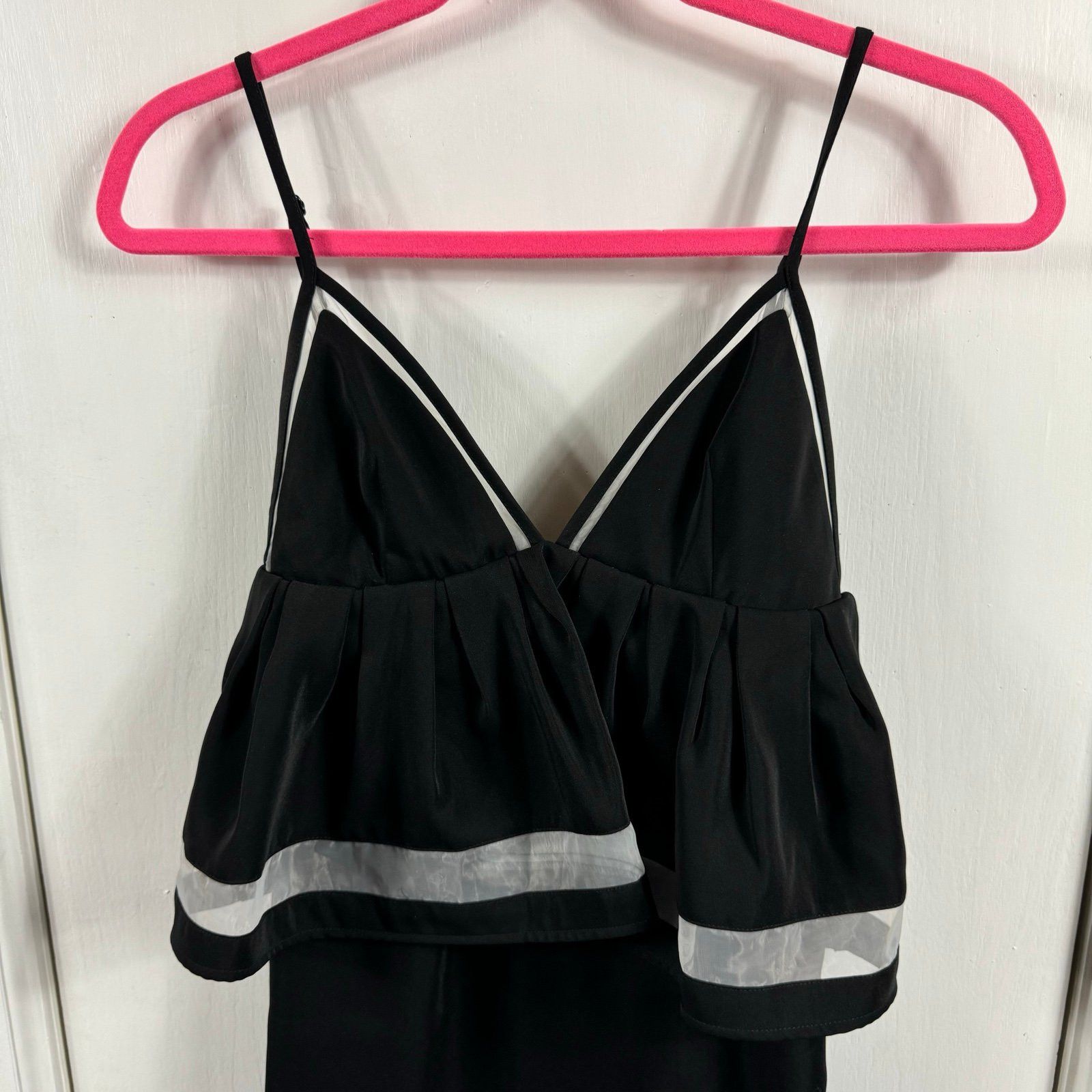 NBD NBD Second Chances Midi Dress in Black tiered knee length d Size XS / US 0-2 / IT 36-38 - 4 Thumbnail