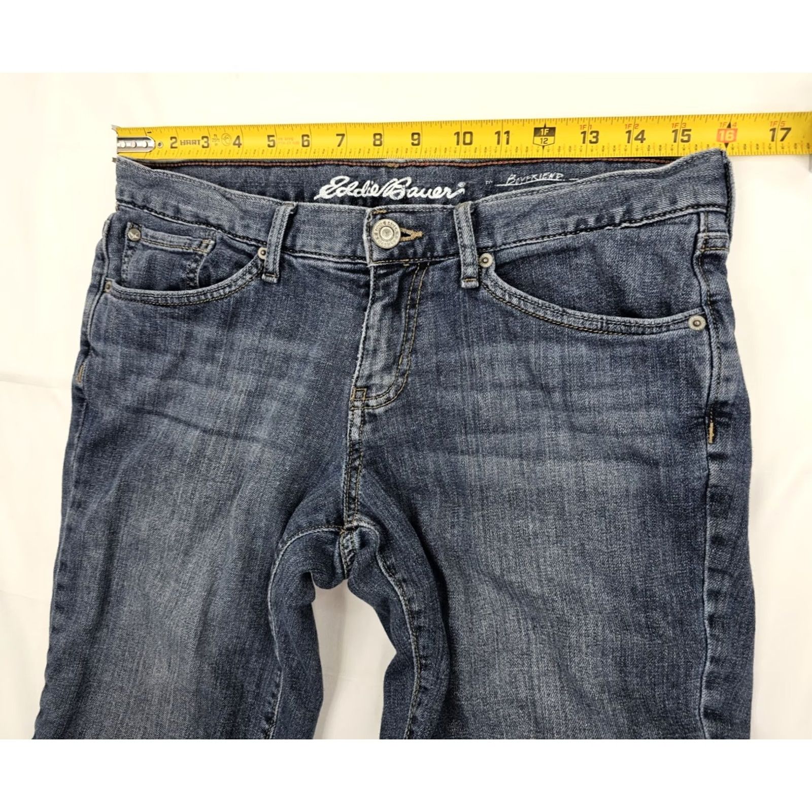 Eddie Bauer Eddie Bauer Relaxed Fit Boyfriend Jeans Shirt? Size 27" / US 4 / IT 40 - 5 Thumbnail