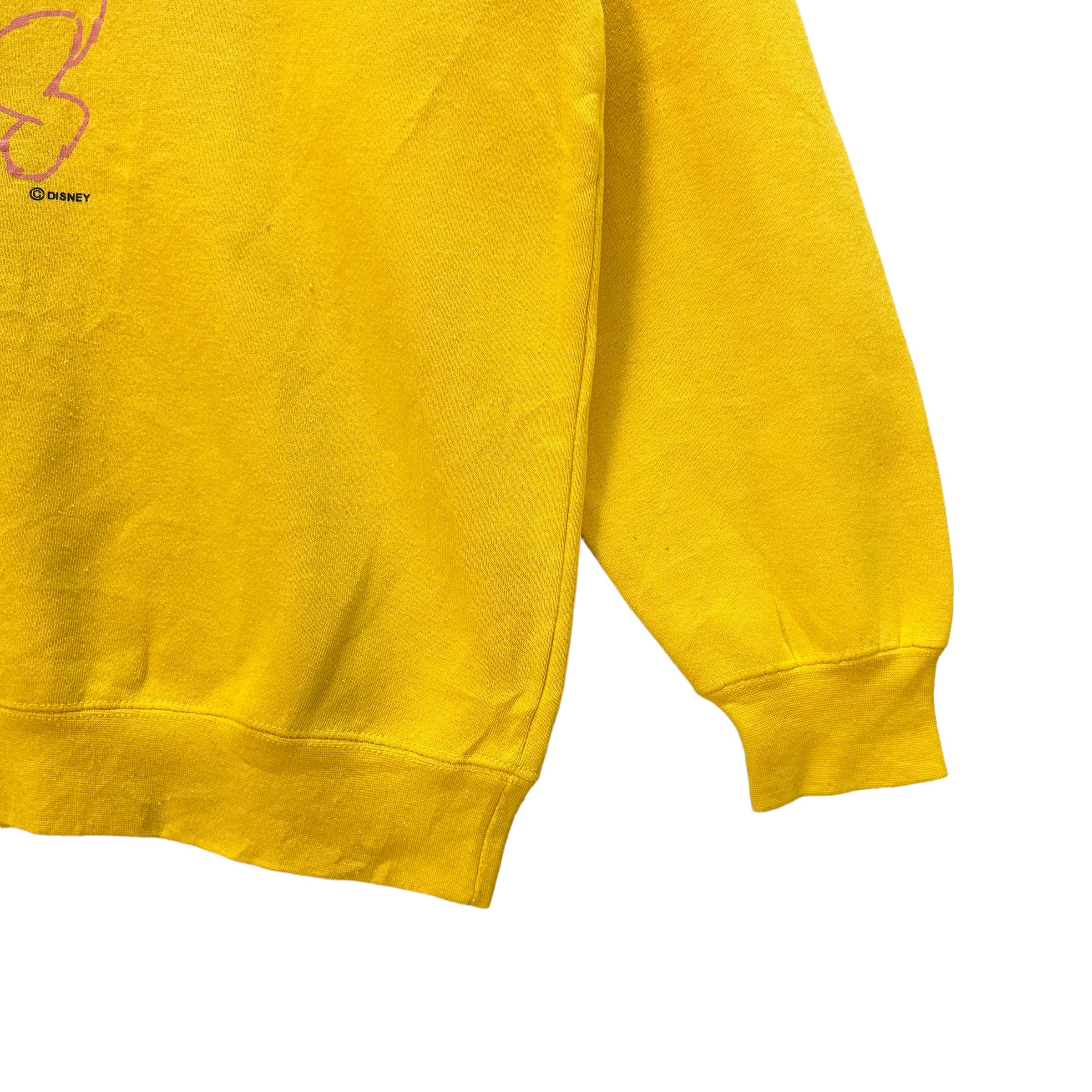 Disney WINNIE THE POOH YELLOW SWEATSHIRTS #8473-010 Size US M / EU 48-50 / 2 - 5 Thumbnail