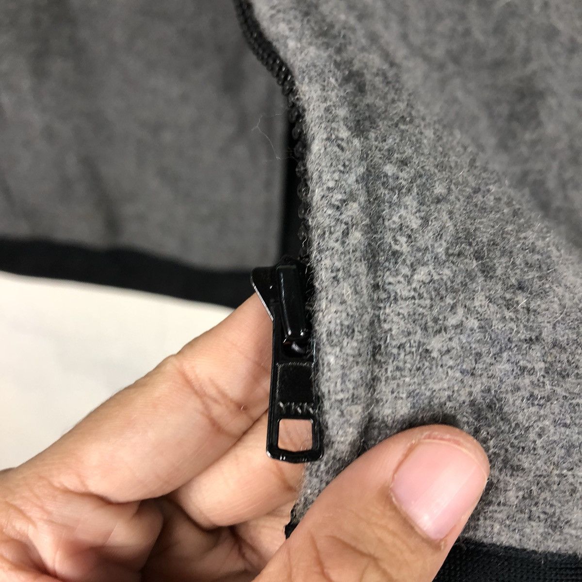 Japanese Brand 📌Rich Grey Wool Zipper Biker Jacket Depleted Issey Miyake Size US M / EU 48-50 / 2 - 17 Thumbnail