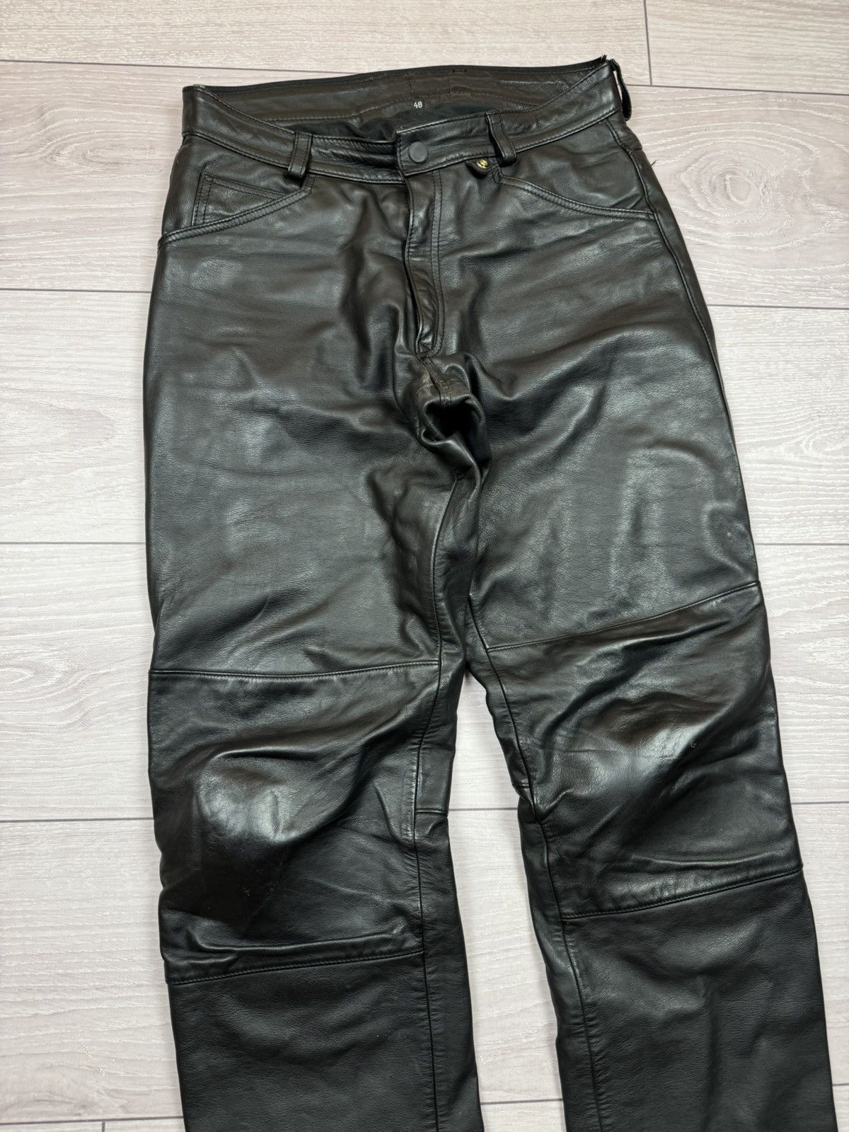 BMW Vintage Leather Moto pants BMW size 48 Size US 32 / EU 48 - 2 Thumbnail