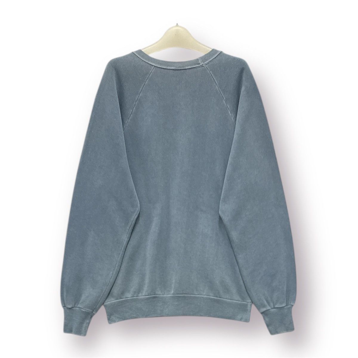 Anvil 🔥 90's Anvil Dyed Blue Plain Made in USA Plain Sweatshirt -L Size US M / EU 48-50 / 2 - 11 Thumbnail