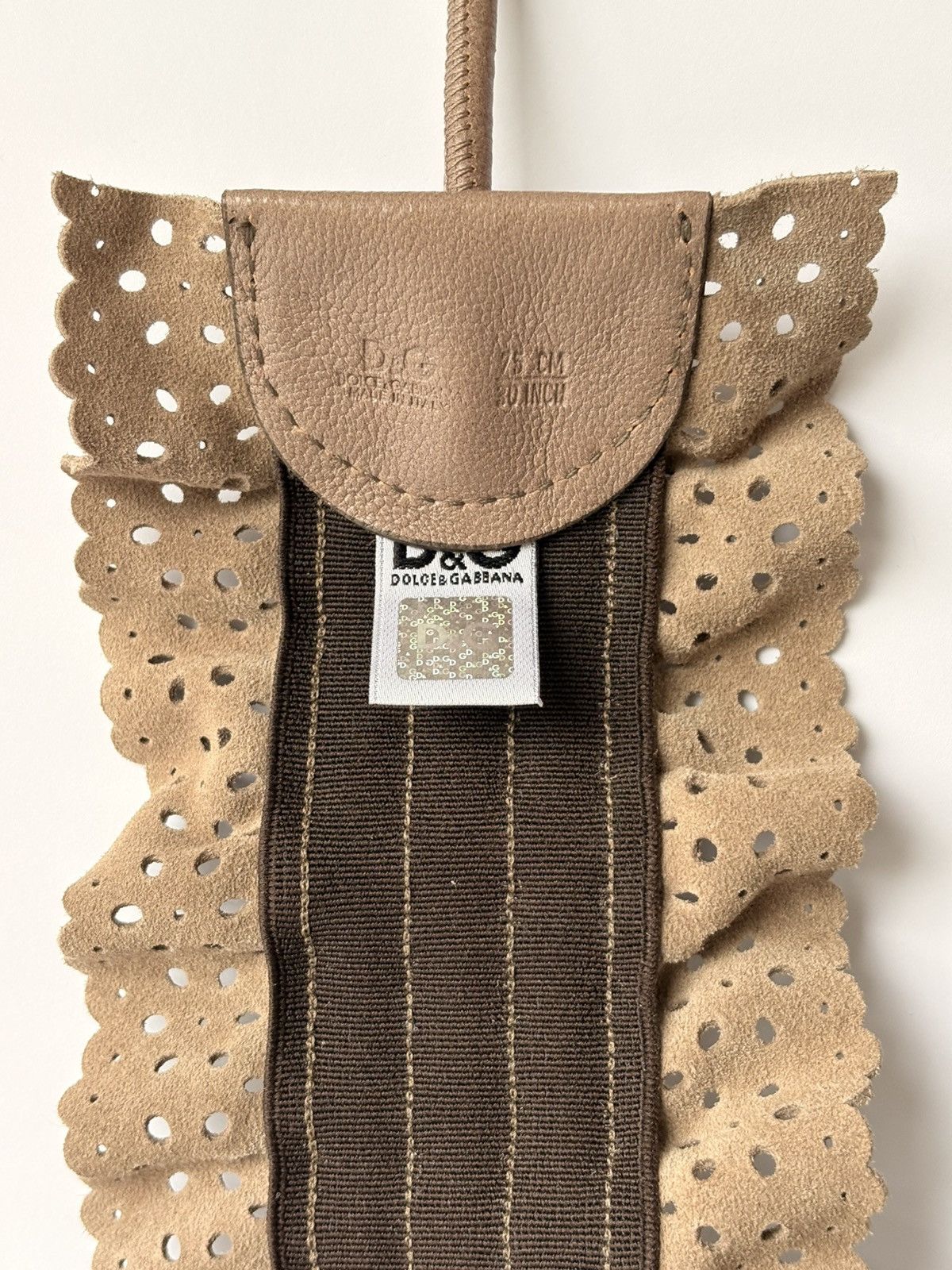 Dolce & Gabbana SS2010 Dolce & Gabbana waist wide belt suede 75 cm 30 in Size ONE SIZE - 6 Thumbnail