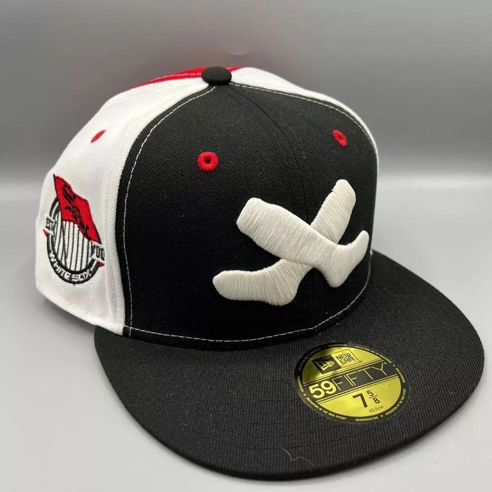 New Era Chicago White Sox Hat Men 7 5/8 59Fifty New Era Fitted Cap Size ONE SIZE - 1 Thumbnail