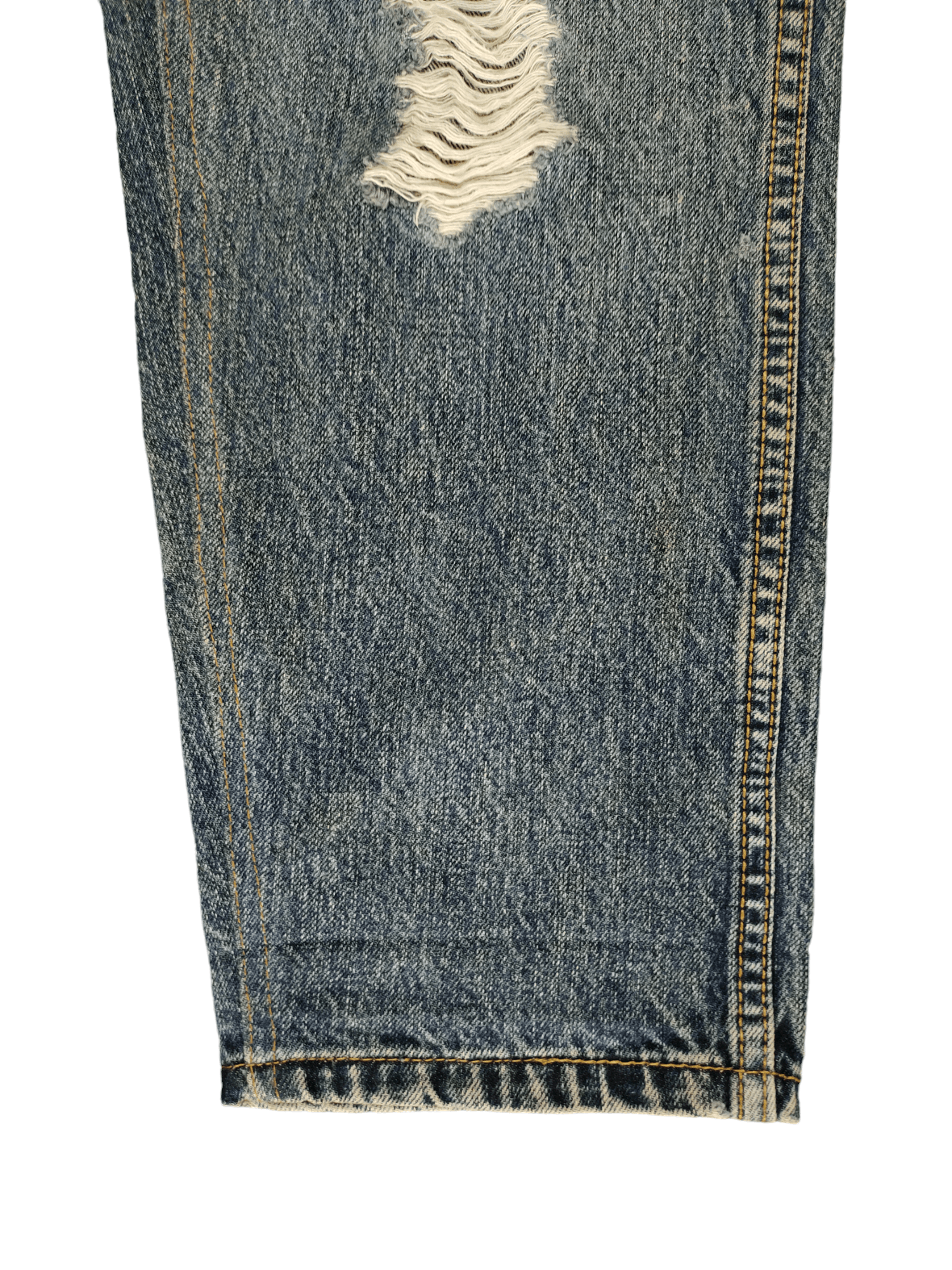 U.S. Polo Assn. Vintage Y2k U.S. Polo Assn. Destroy Distressed Denim Jeans Size US 30 / EU 46 - 7 Thumbnail