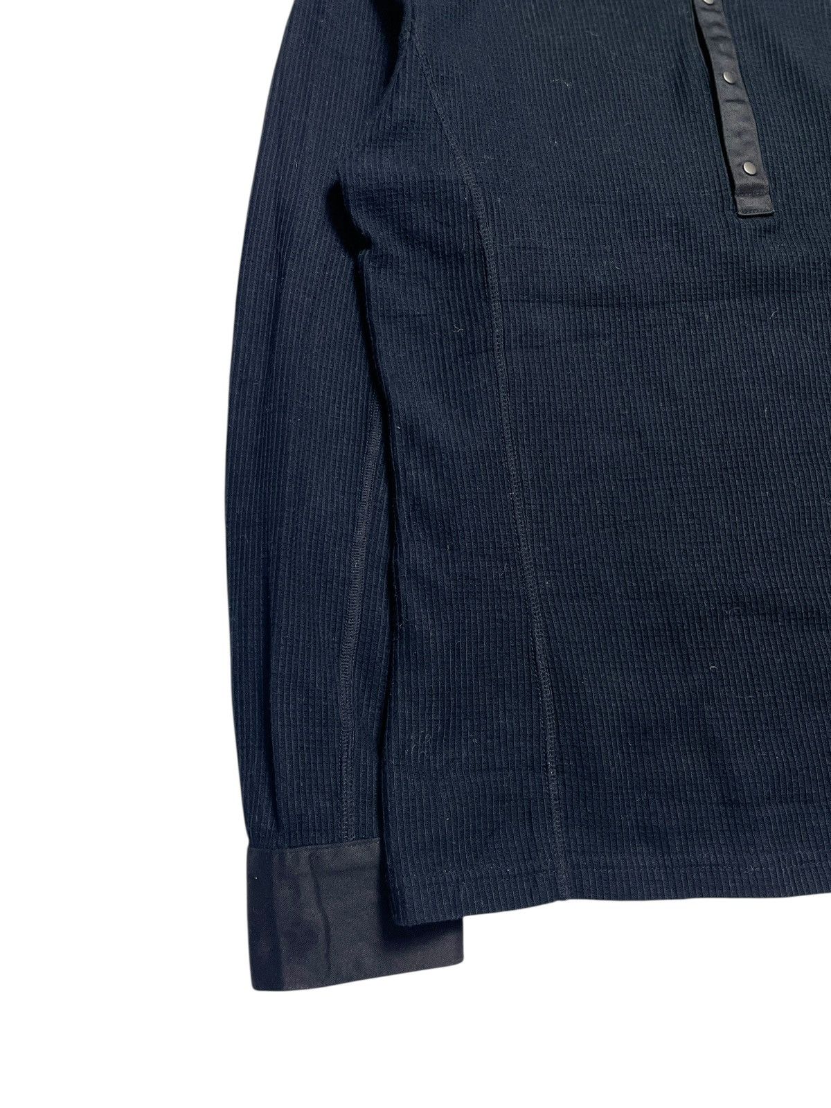 If Six Was Nine 2000’s Schlussel - Vkei Style Half Button Knit Longshirt Size US M / EU 48-50 / 2 - 5 Thumbnail
