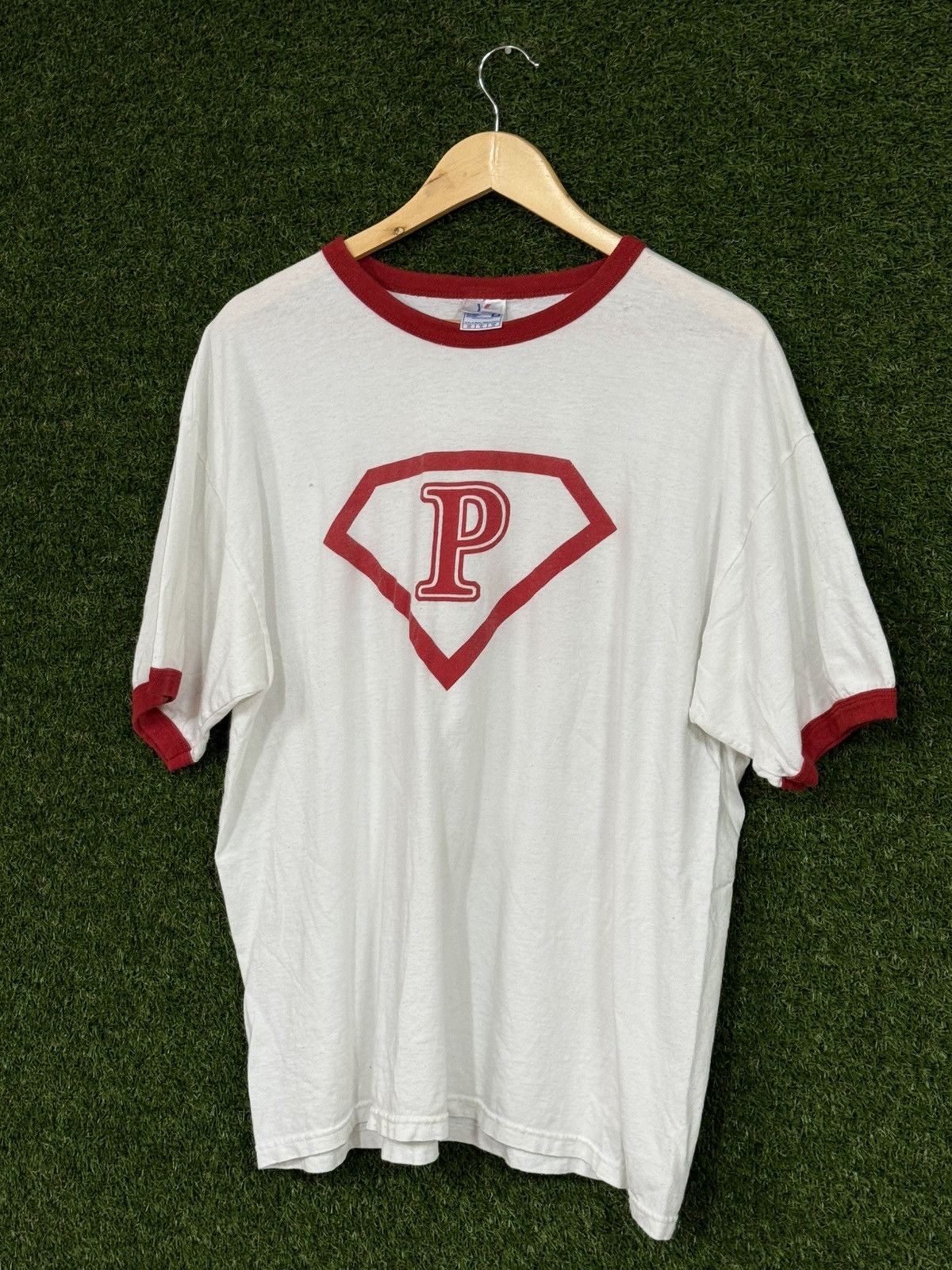 Vintage Vintage Heavyweight Ringer Star Tee Red White Bald Eagle XL Size US XL / EU 56 / 4 - 3 Thumbnail