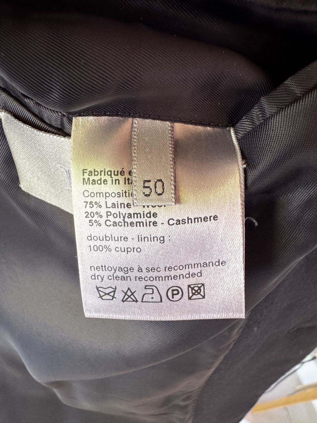 Dior Dior Homme F/W 06 Wool Tuxedo Jacket Size 50R - 6 Thumbnail