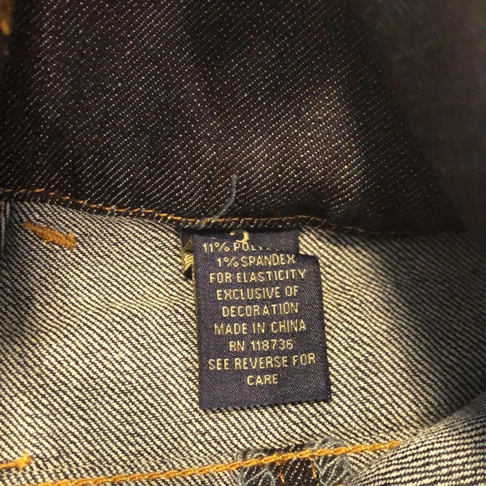 Other Zco. Dark crop jeans high gold buttoned waist front SZ 3 Size 30" / US 8 / IT 44 - 8 Thumbnail