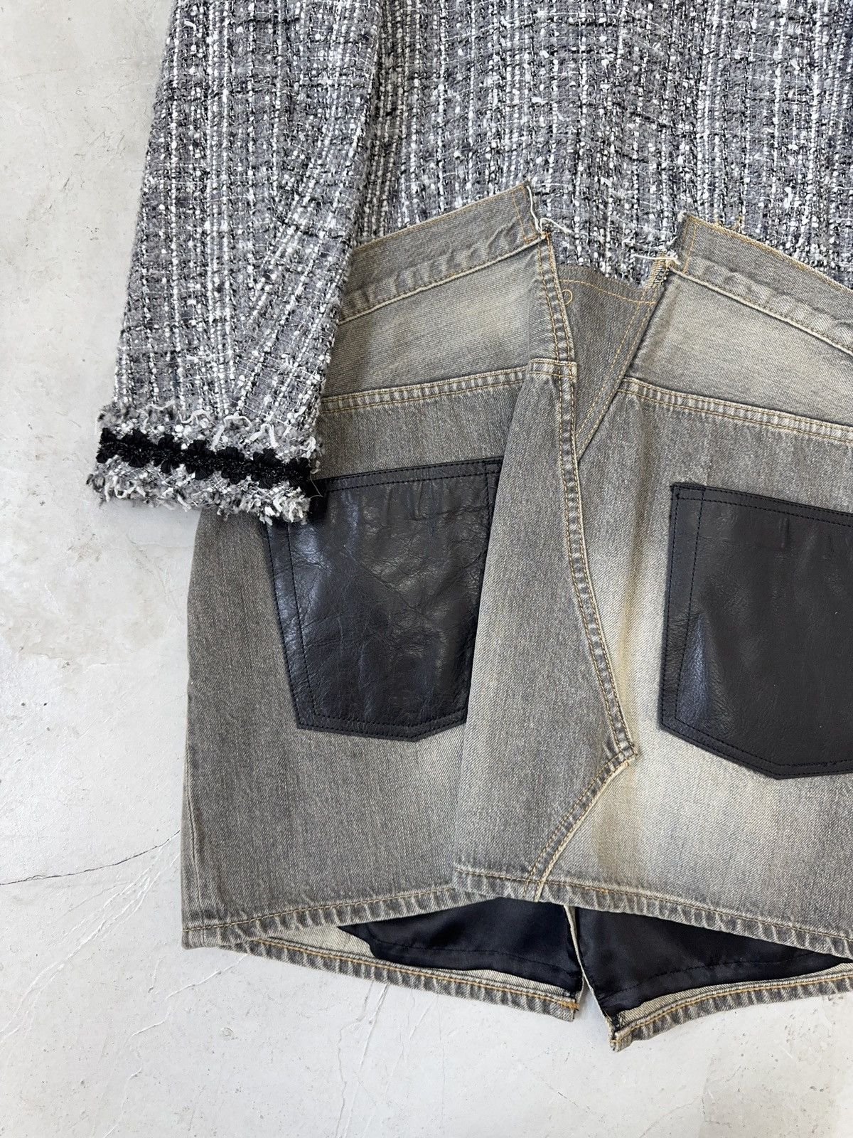 Junya Watanabe FW14 HYBRID TWEED/DENIM JACKET Size M / US 6-8 / IT 42-44 - 7 Thumbnail