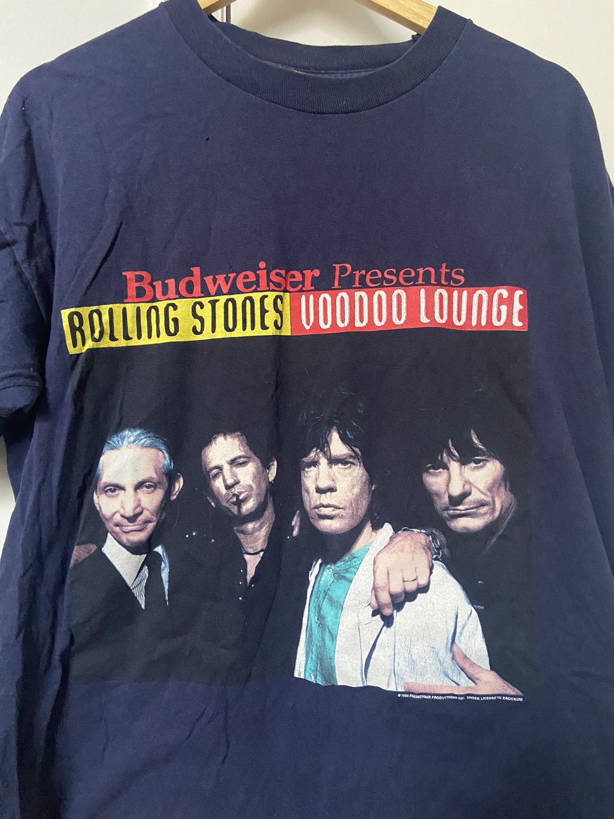 Brockum × Vintage Vintage Rolling Stones Voodoo Lounge Budweiser 