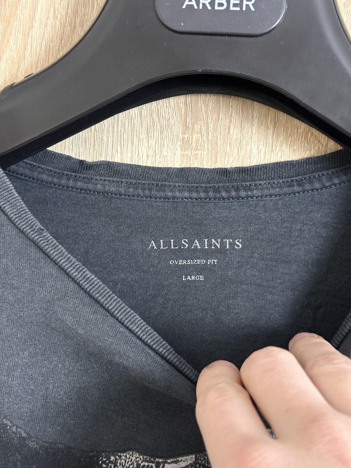 Allsaints 🔥 Allsaints Wolf Print Oversized Fit T Shirt Vintage Art Y2K Size US L / EU 52-54 / 3 - 3 Thumbnail