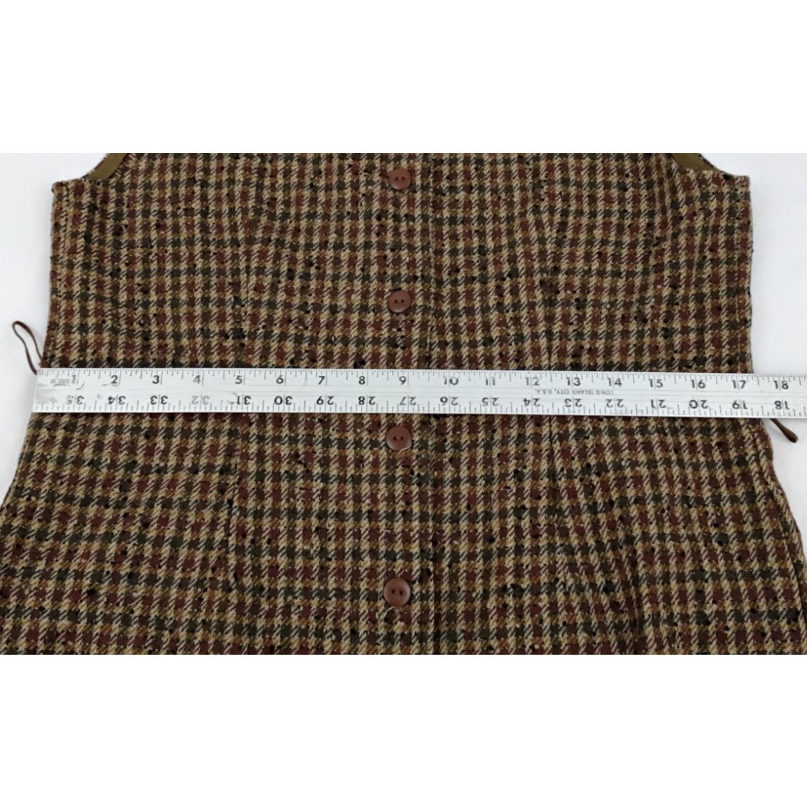 Pendleton Pendleton Knockabouts Shift Dress Women's 6 Brown VTG 1990s Size M / US 6-8 / IT 42-44 - 11 Thumbnail