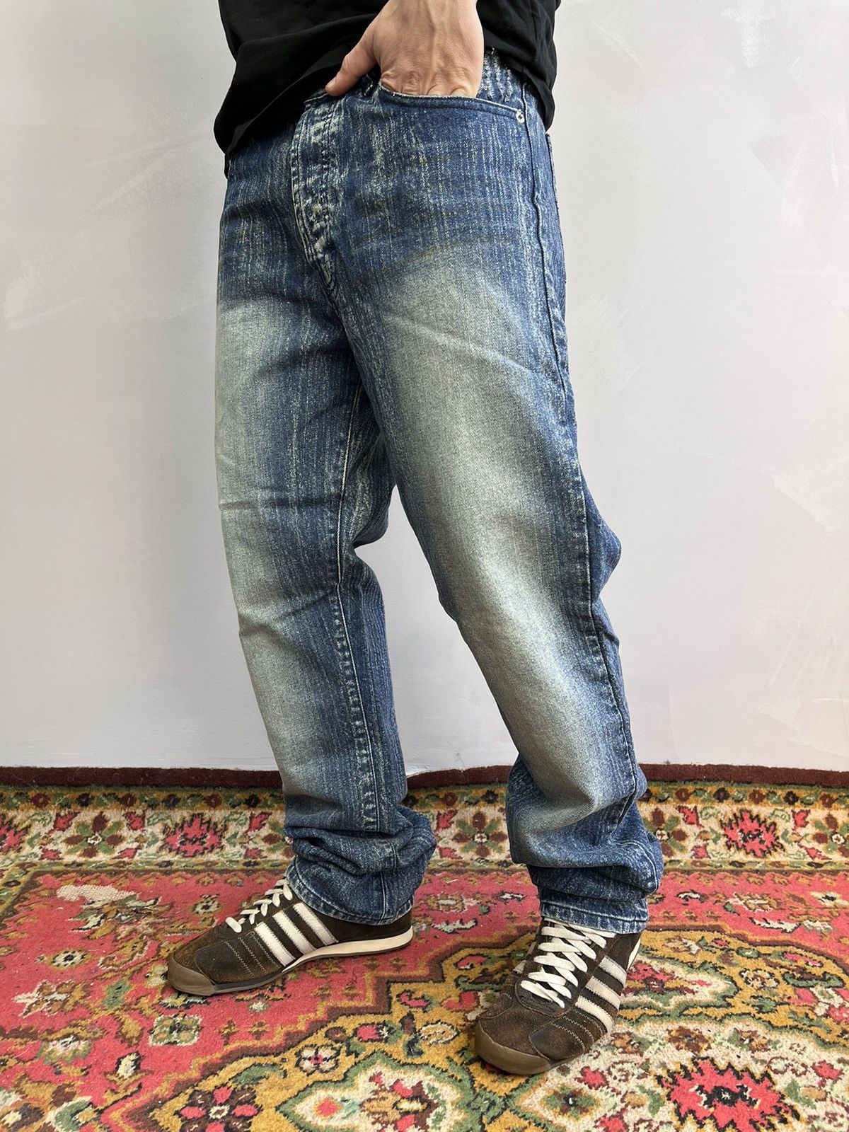 Diesel × If Six Was Nine × Undercover Diesel Rusty Distress Faded Clawmark Jeans Undercover Style Size US 32 / EU 48 - 6 Thumbnail