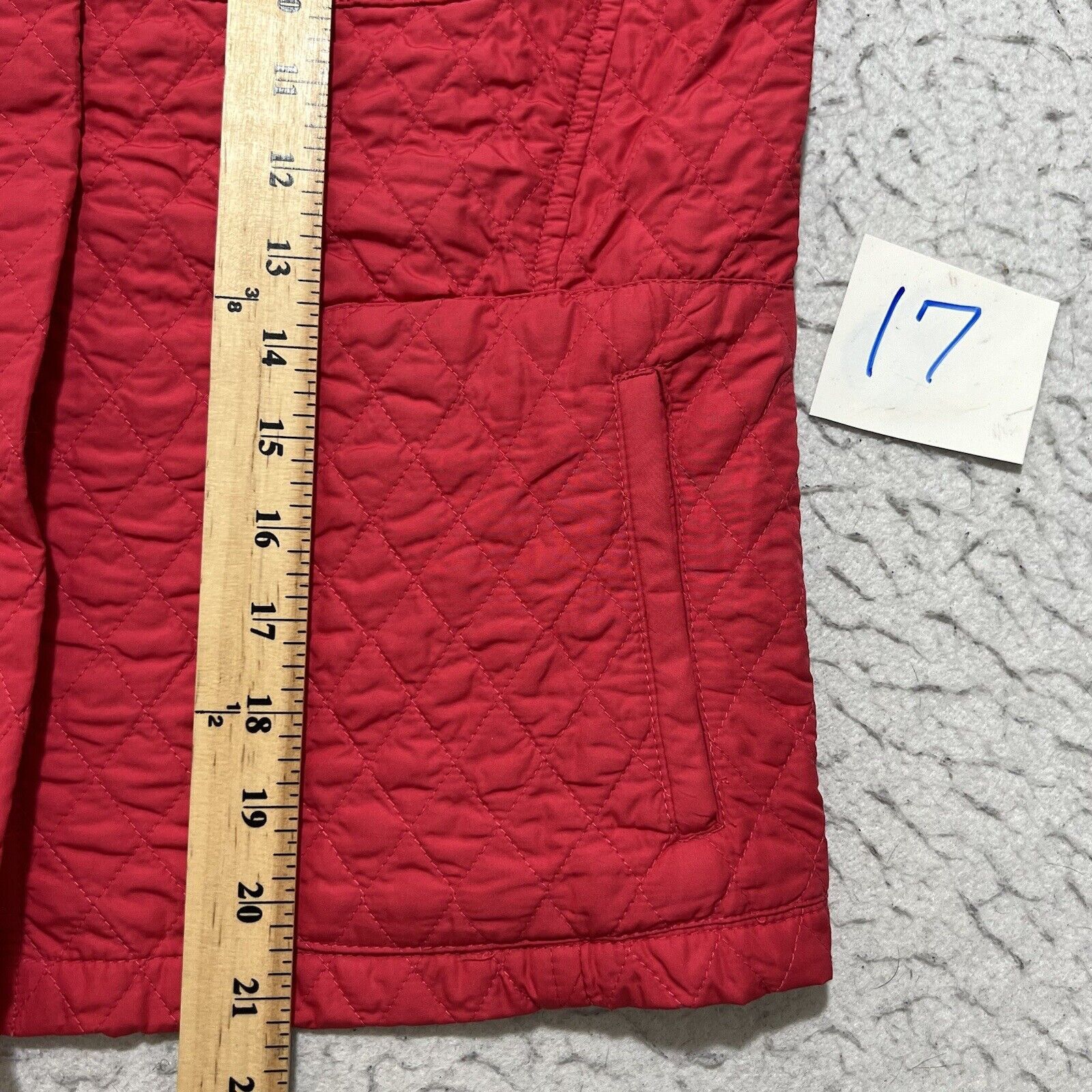 Other Talbots Quilted Full Zip Vest Lightweight Hot Pink Jacket Size S / US 4 / IT 40 - 8 Thumbnail
