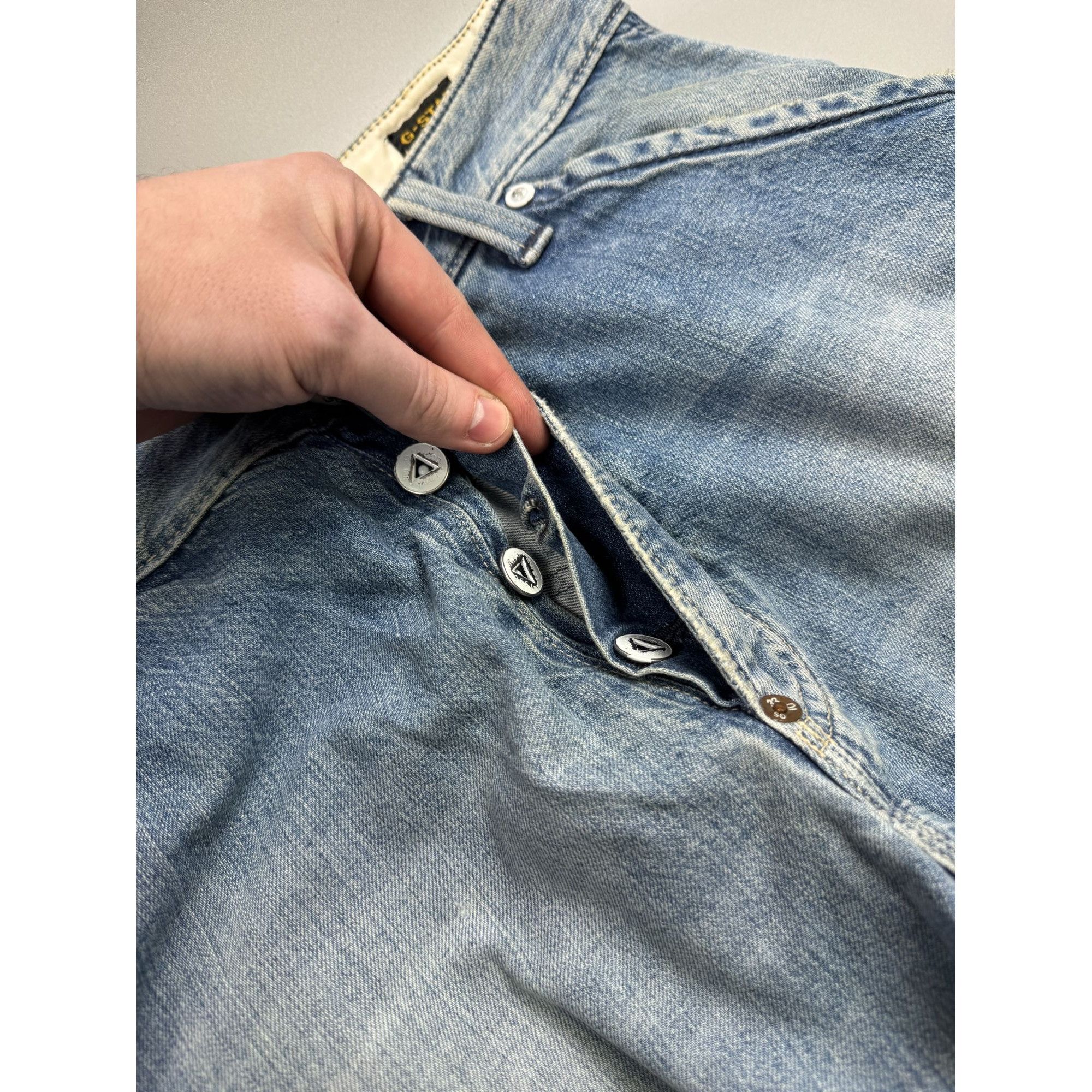 G-Star G-Star Raw Light Wash Denim Jeans Pants (Y1241) Size US 32 / EU 48 - 5 Thumbnail