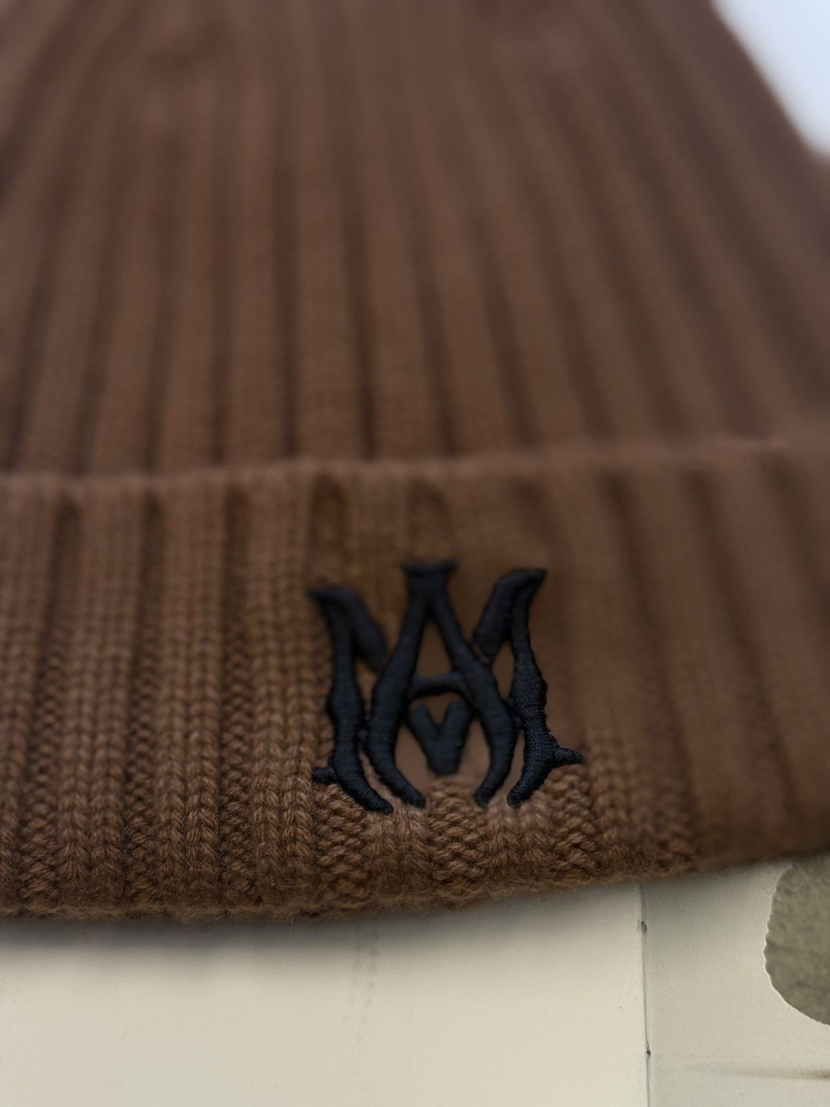 Amiri Amiri Beanie Brown New With Tags $390 Retail Size ONE SIZE - 6 Thumbnail