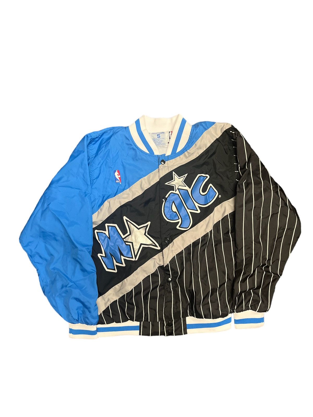 image of Orlando Magic Champion Warm Up Vintage Nba Super in Blue, Men's (Size Small)