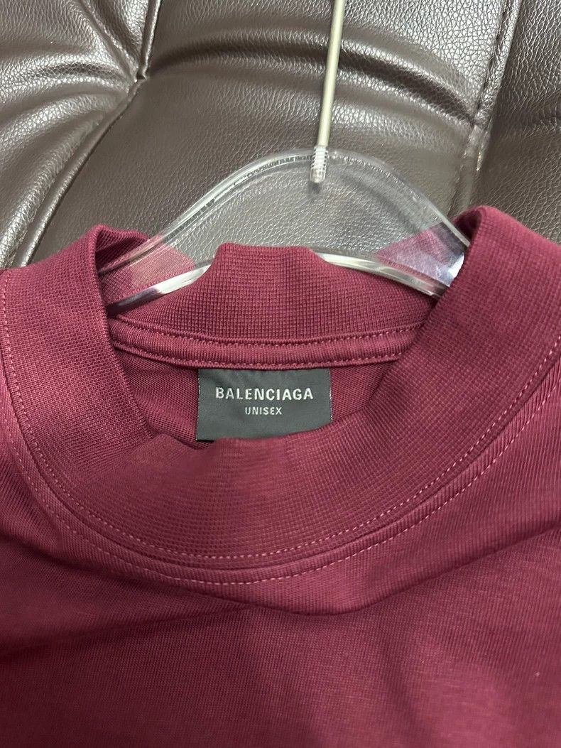 Balenciaga Balenciaga BB monogram printed short sleeve T-shirt, Burgu Size US XS / EU 42 / 0 - 3 Thumbnail