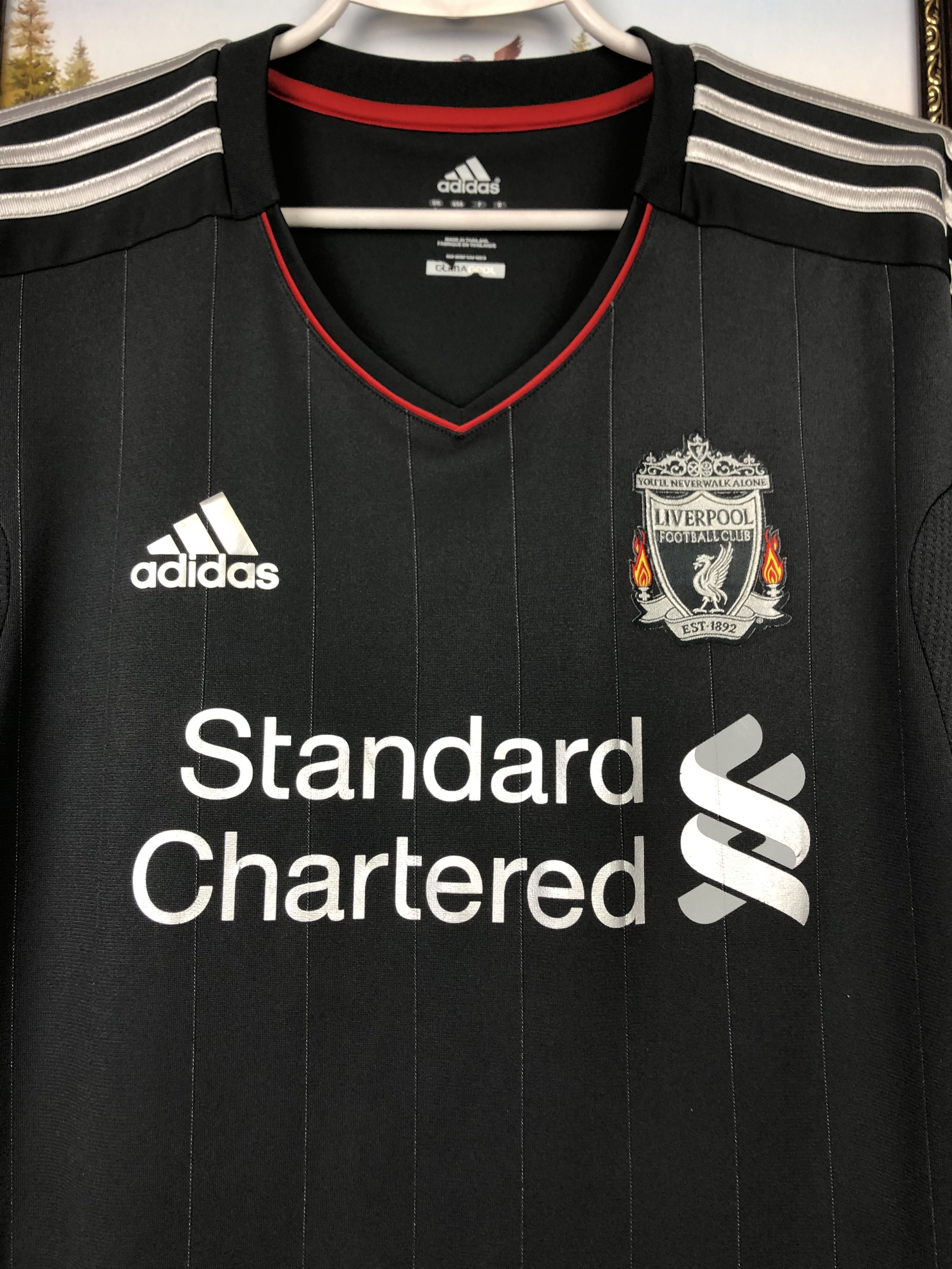 Adidas Liverpool football shirt 2011 Soccer Adidas Jersey Trikot Size US L / EU 52-54 / 3 - 3 Thumbnail