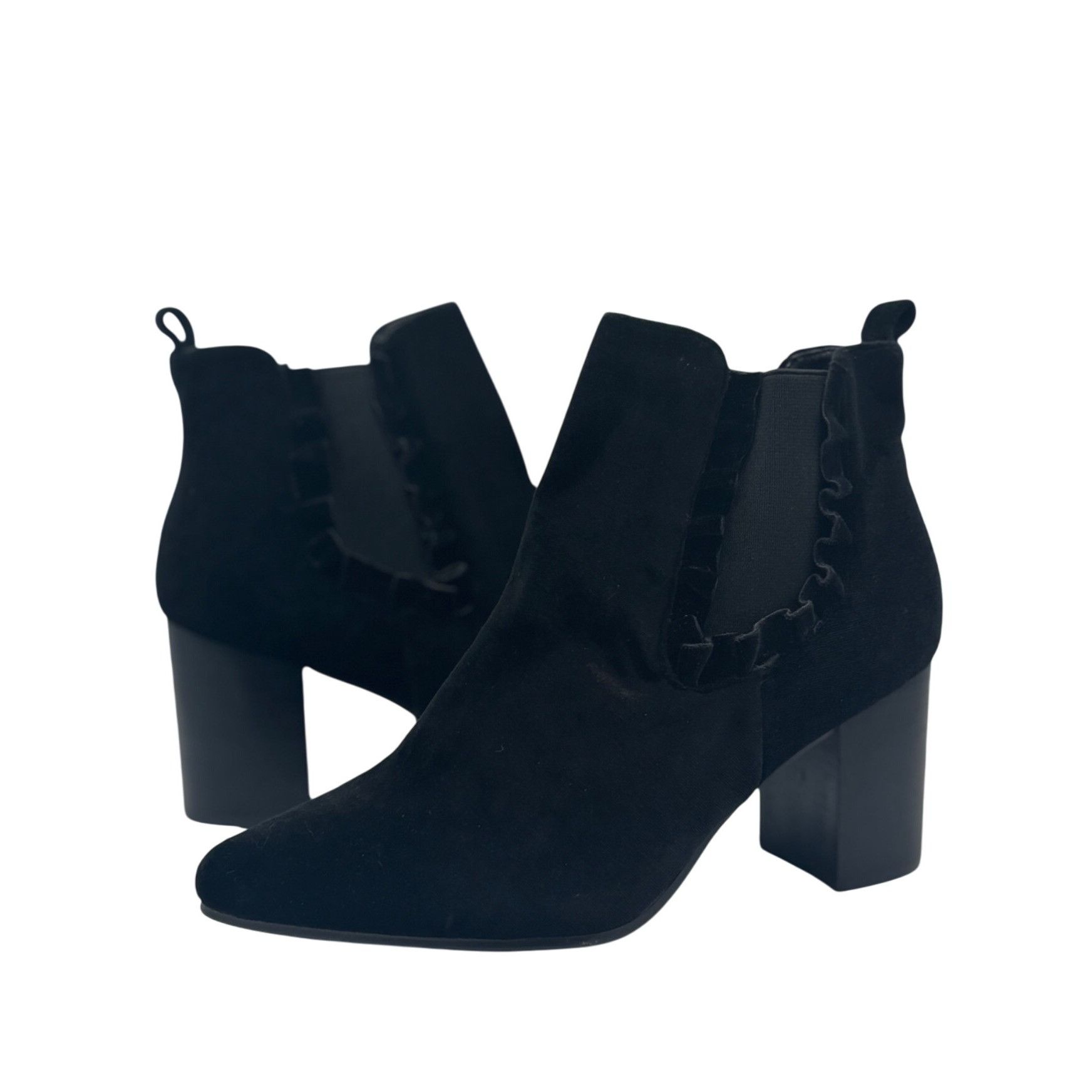 14th & Union 14th & Union Blaine Black Velvet Pointed Toe Pull-on Ankle B Size US 9 / IT 39 - 12 Thumbnail