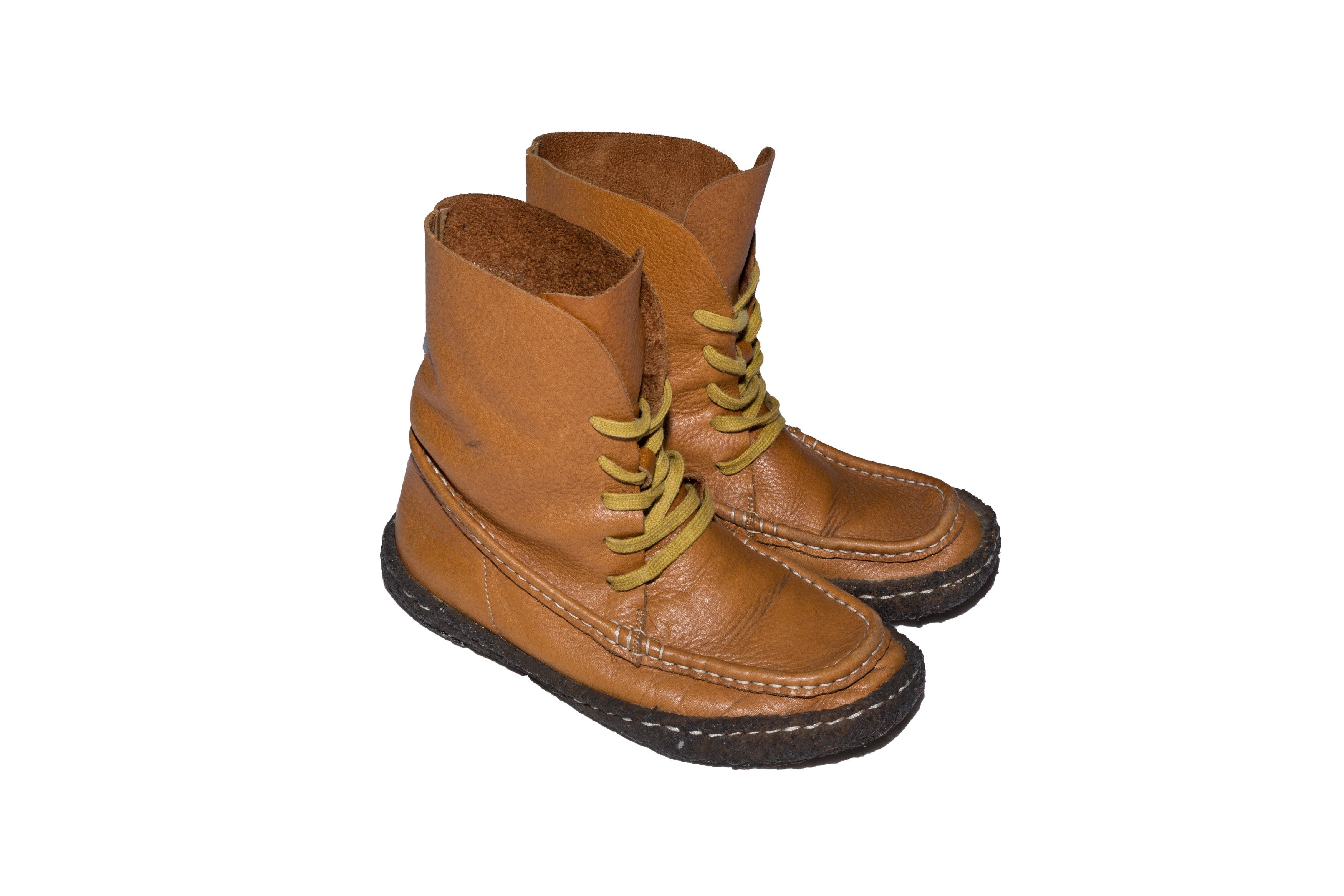 Issey Miyake LACE UP 5 HOLE MOCCASIN BOOTS Size US 6.5 / IT 36.5 - 1 Thumbnail