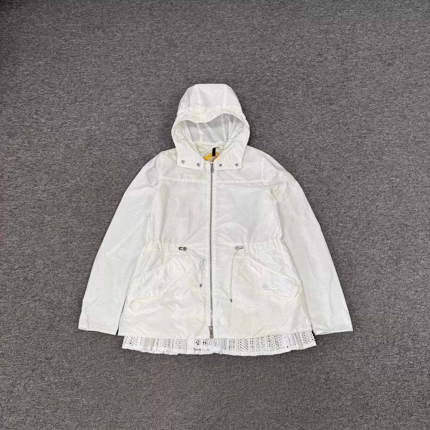 Moncler Moncler Baaba Waisted Mid-Length Hooded Arm Logo Jacket Size S / US 4 / IT 40 - 1 Thumbnail