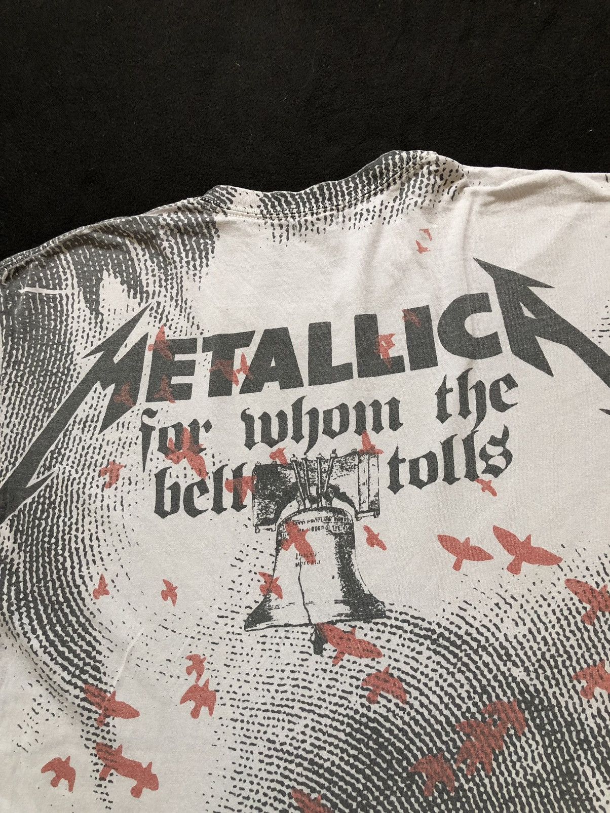 Metallica × Vintage Tshirt Metallica Band Tees Vintage 90’s Full Print Size US M / EU 48-50 / 2 - 4 Thumbnail