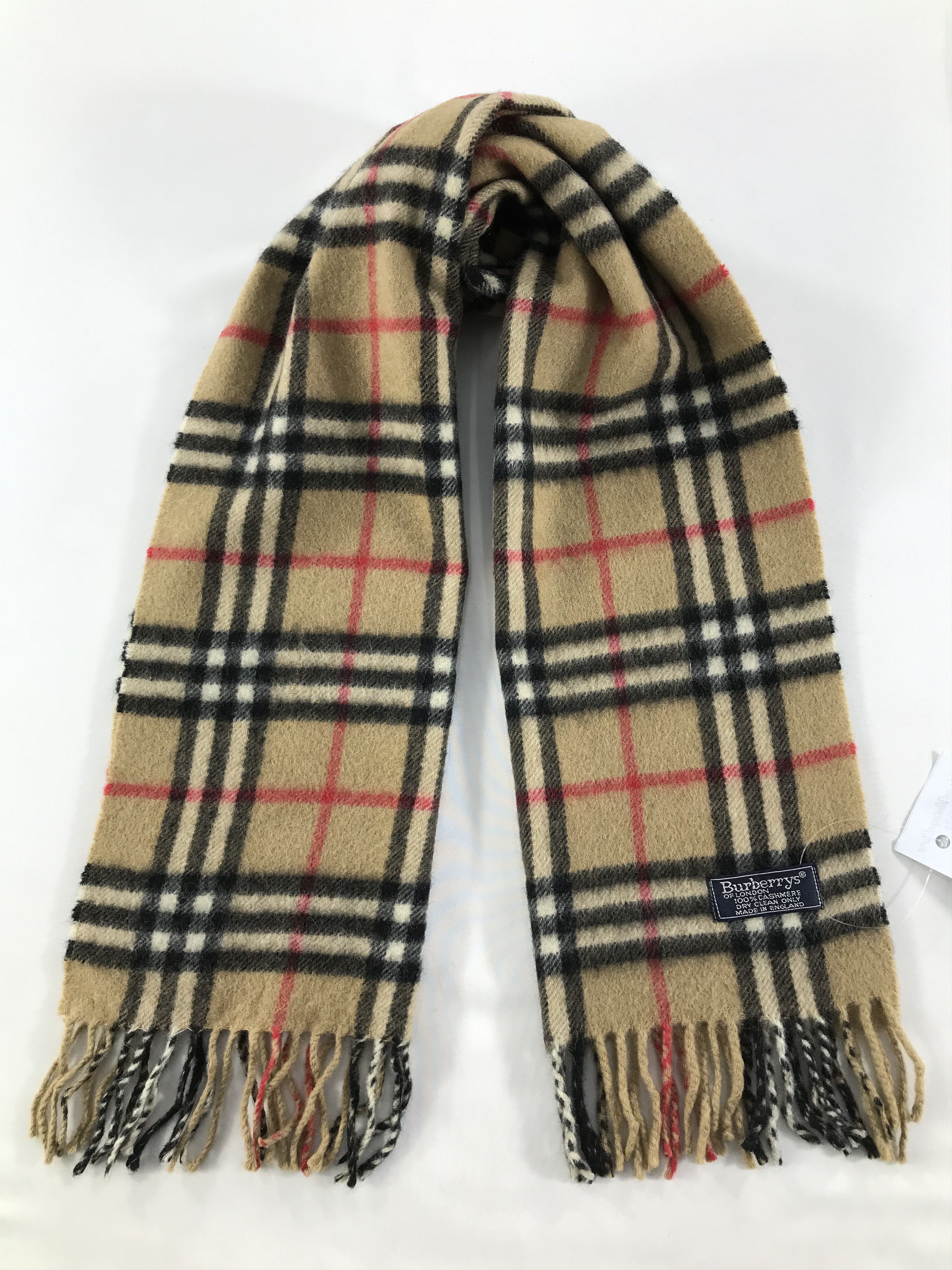 Burberry Vintage Burberry Scarf/Muffler/Neckwear MF1290 Size ONE SIZE - 1 Thumbnail