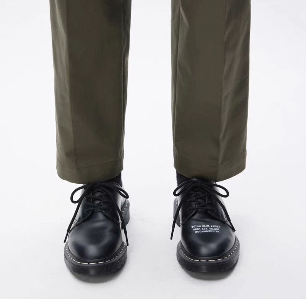 Neighborhood NEIGHBORHOOD x Dr.Martens Leather Shoes Size US 8 / EU 41 - 3 Thumbnail