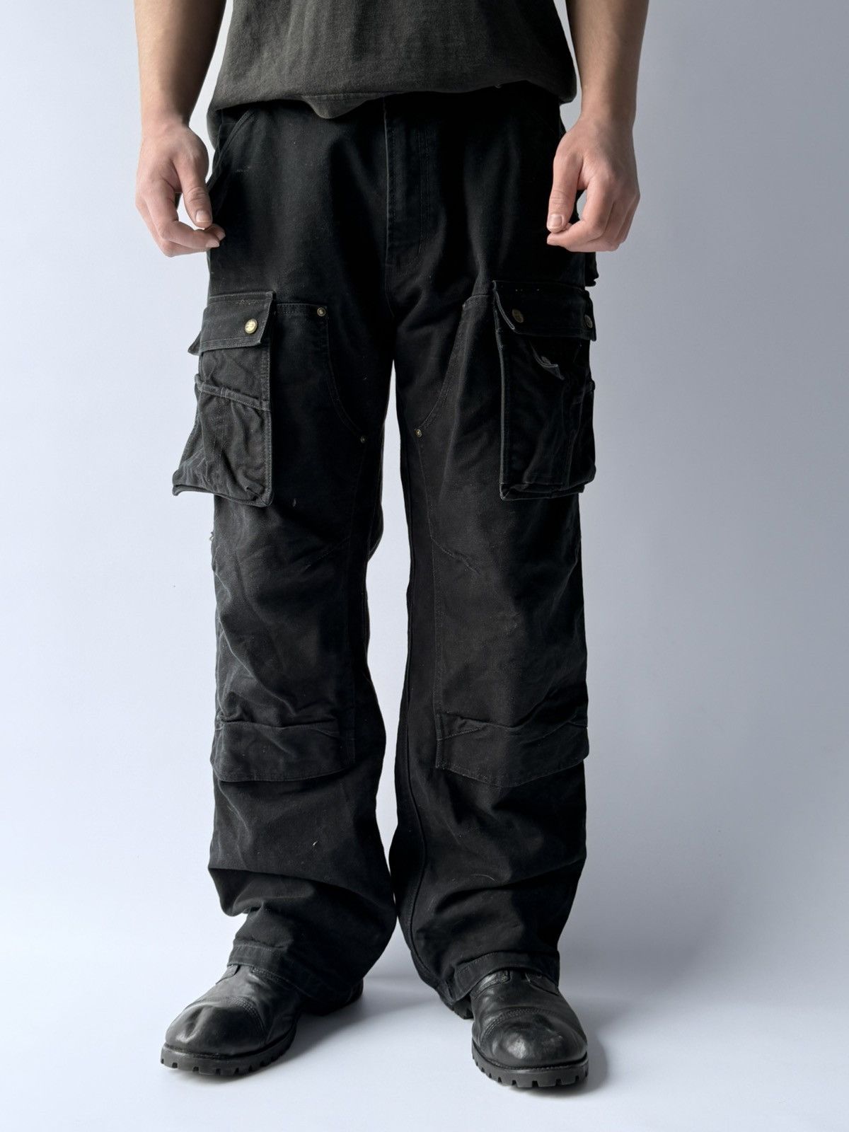 Carhartt Vintage Carhartt Multi Pocket Baggy Work Pants Size US 36 / EU 52 - 3 Thumbnail