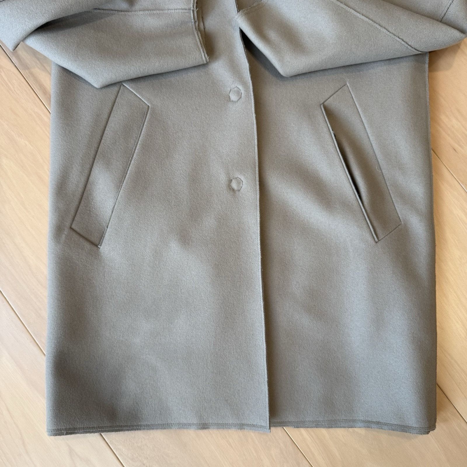Rag & Bone Rag & Bone Clifton Coat Women's 00 Gray Wool Long Blazer Size XXS / US 00 / IT 34 - 5 Thumbnail
