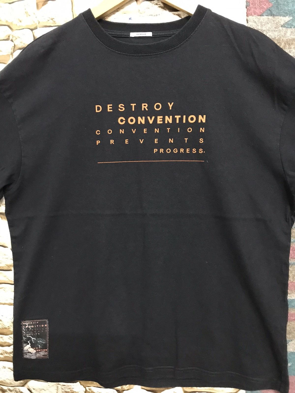 DENHAM DENHAM Destroy Convention Tees Size US M / EU 48-50 / 2 - 3 Thumbnail