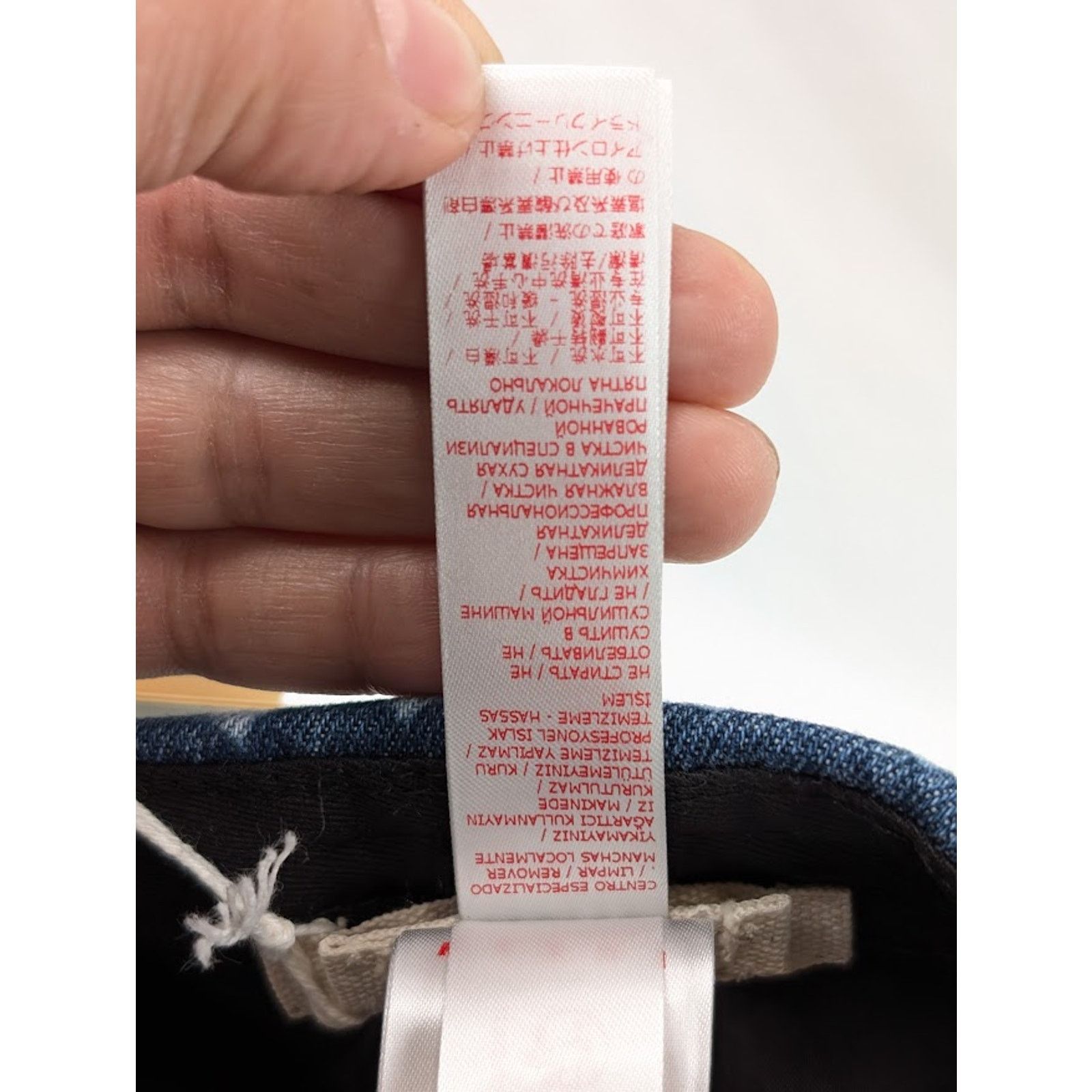 Marni o1rshd1 Size: L / Bleached Lasered Light Denim Cap / Hat Size ONE SIZE - 19 Thumbnail