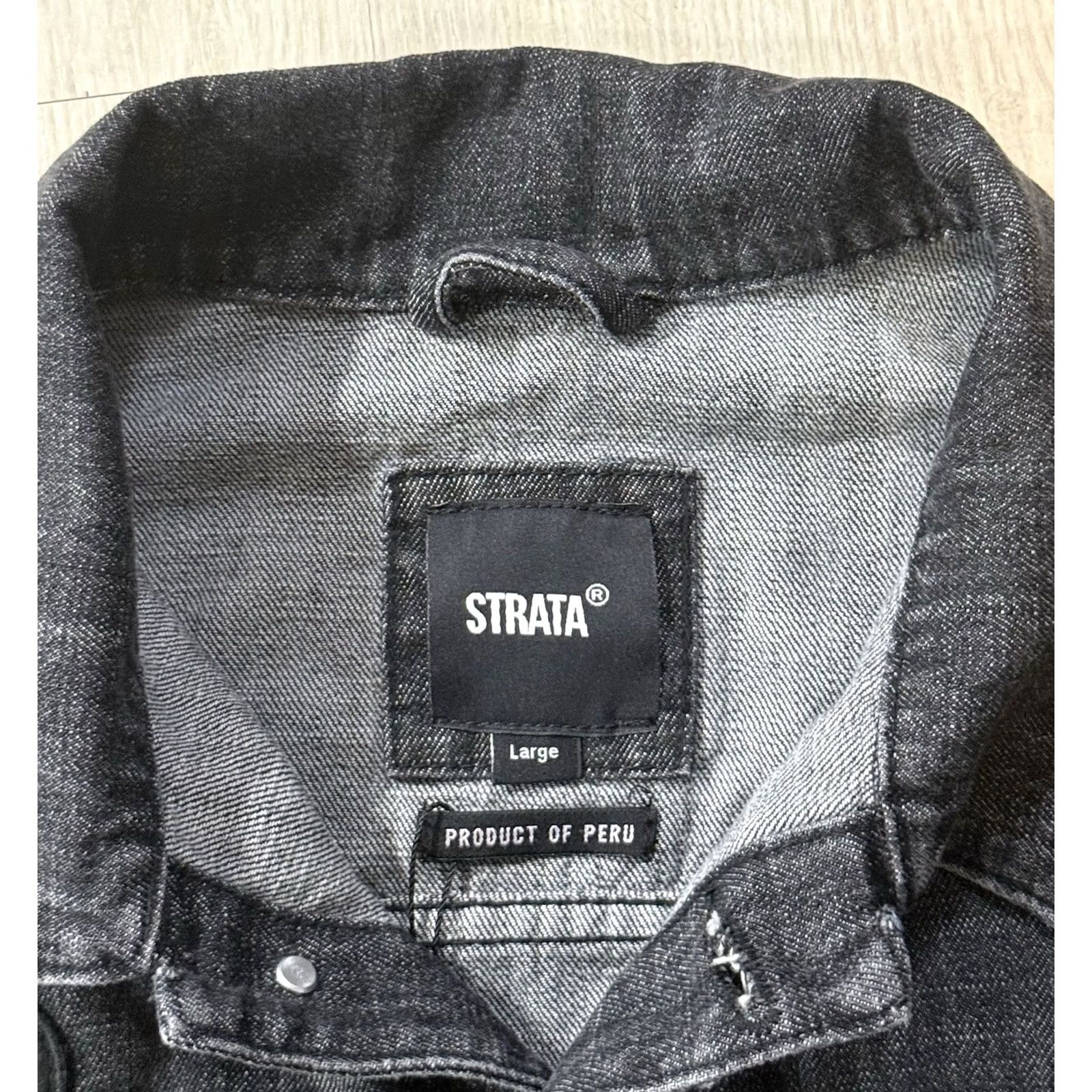 Denime VINTAGE NWT Holy Ship ‘13.0 (2019)’ Denim Jacket Large Griz Green Velvet Rusko Malaa EDM Jacket Mens Fashion EDM Party/Vintage Denim Jacket L Black Size US L / EU 52-54 / 3 - 7 Thumbnail