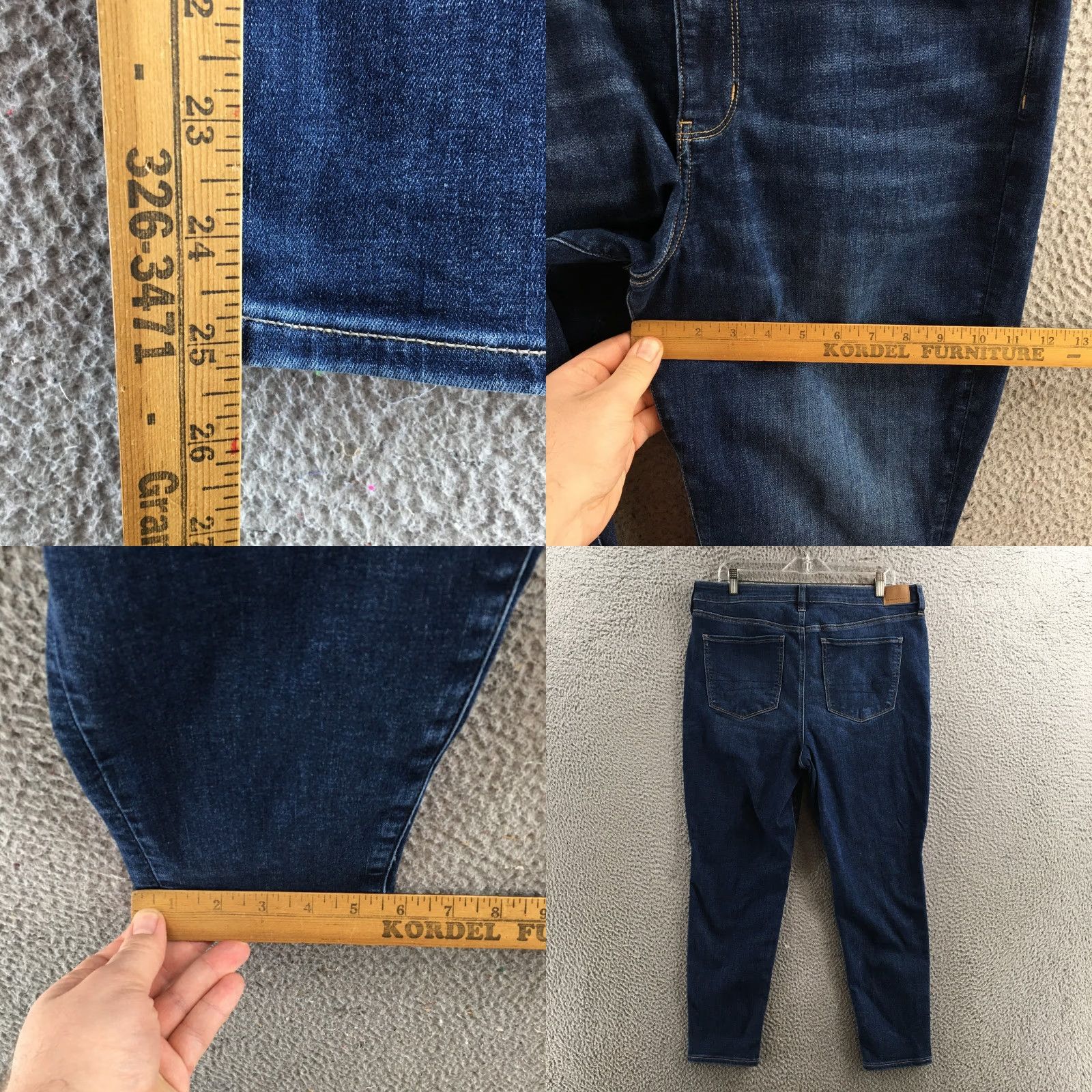 American Eagle Outfitters American Eagle Outfitters Cropped Jeans Womens 18 Short Blue Denim Cotton Blend Jeans Womens 18 Short Blue Denim Cotton Blend Size 40" / US 18 - 8 Thumbnail
