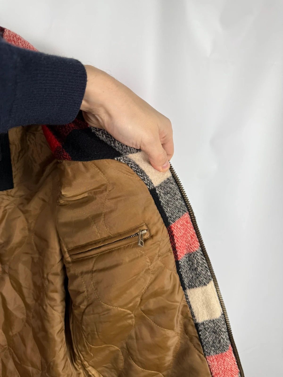 Other Triumph Motorcycles Plaid Wool Bomber Jacket size S Size US S / EU 44-46 / 1 - 13 Thumbnail