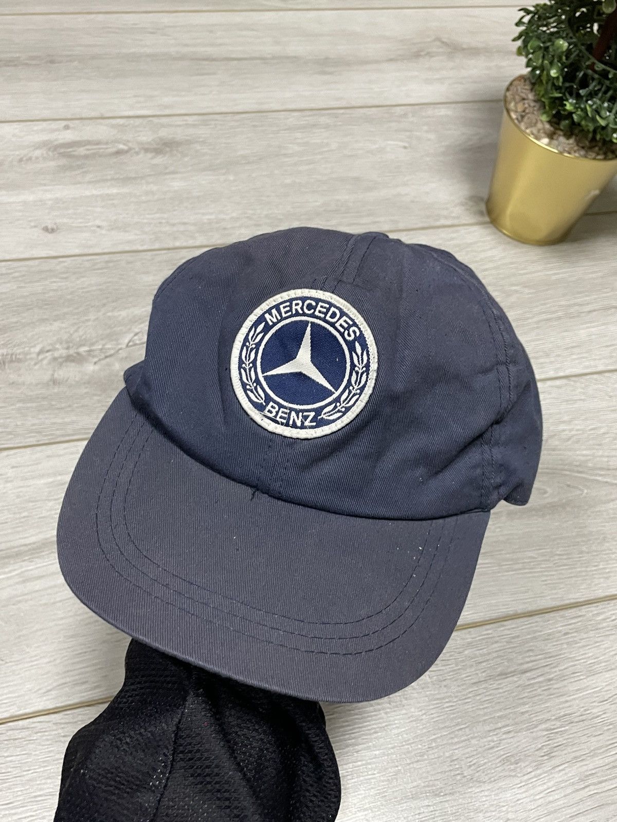 Mercedes-Benz Mercedes Benz vintage faded big logo cap Size ONE SIZE - 2 Thumbnail