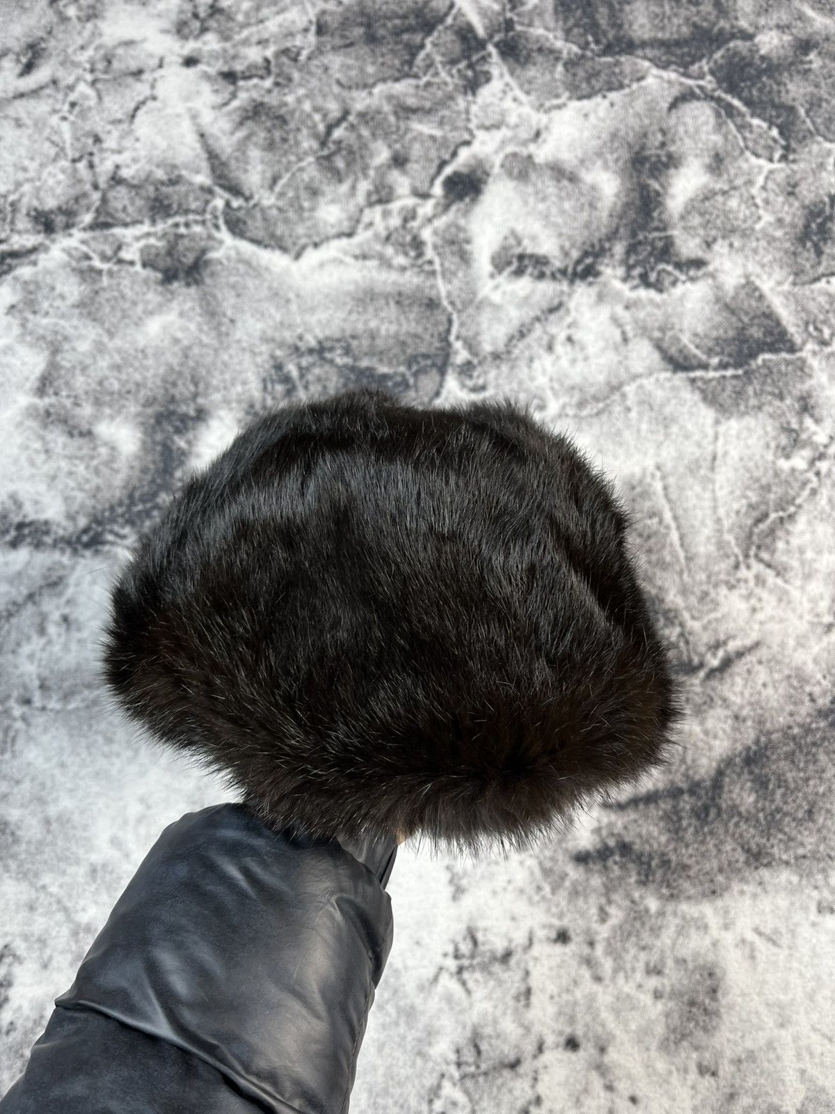Vintage Vintage Natural Fur Ushanka Hat 80s USSR Size ONE SIZE - 8 Thumbnail