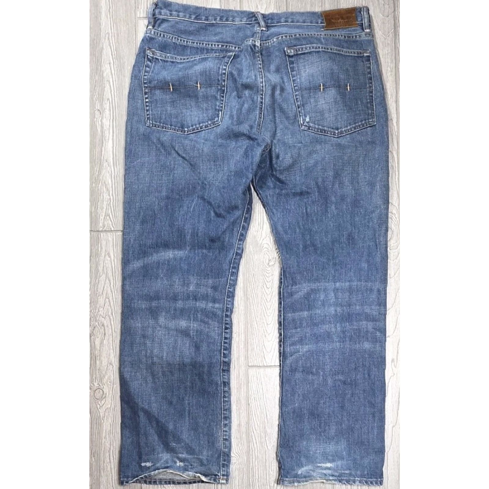 Polo Ralph Lauren VINTAGE Polo Ralph Lauren Jeans Mens 36x30 Medium Fade Blue Denim Baggy 067 Polo Ralph Lauren Jeans Mens 36x30 Med Fade Blue Denim Vintage 067 Baggy Size US M / EU 48-50 / 2 - 4 Thumbnail