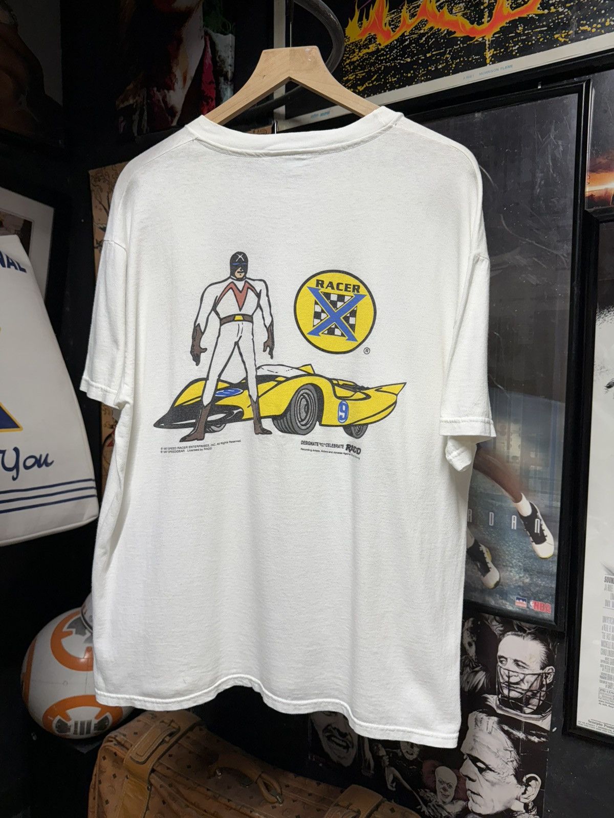 Vintage Vintage 90’s Speed Racer T-Shirt Vtg Cartoon Tee XLarge Size US XL / EU 56 / 4 - 7 Thumbnail