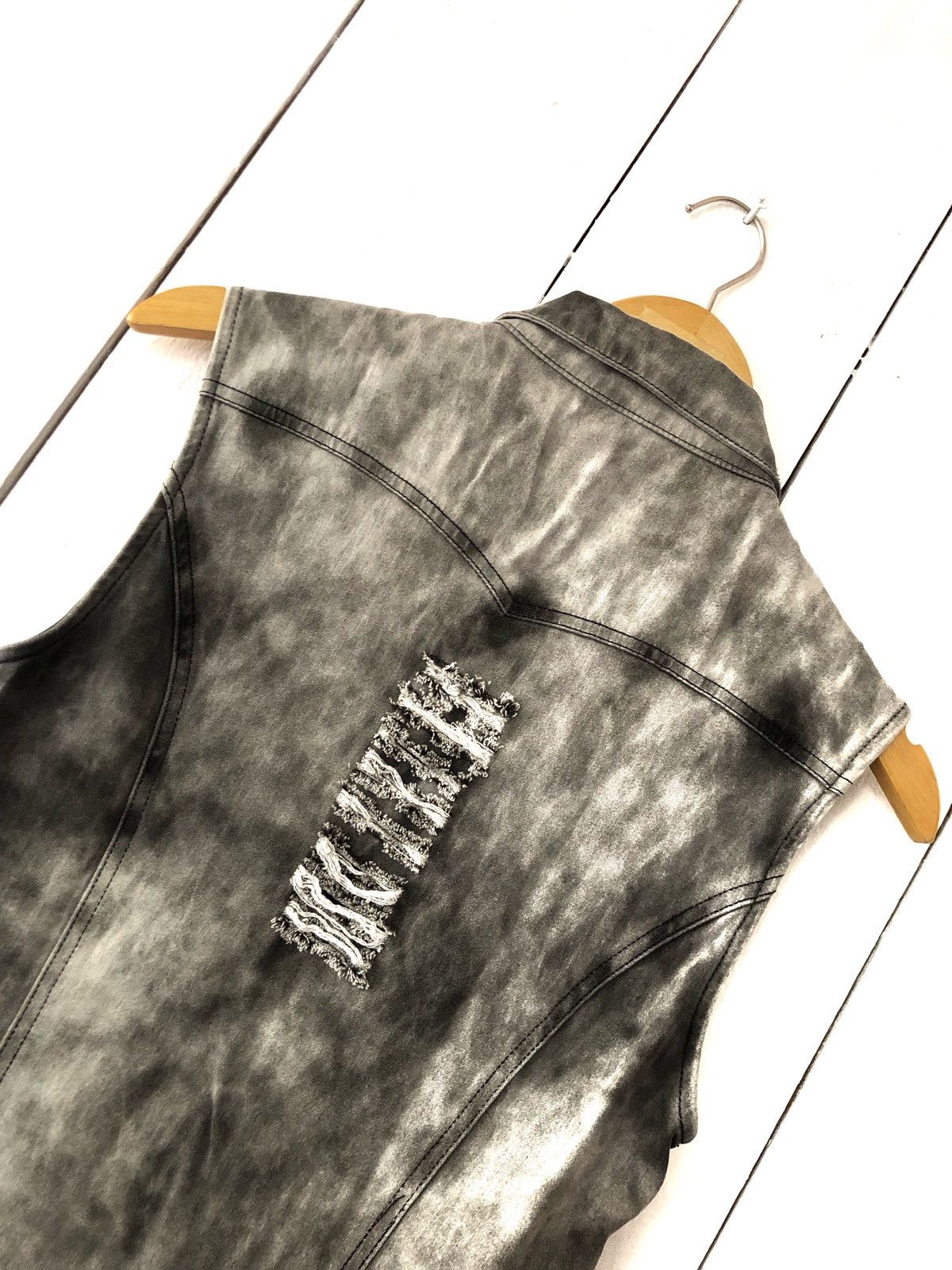 Beauty Beast × Hysteric Glamour × Japanese Brand JAPANESE JOCELYN VEST PUNK SKULL DISTRESSED Size US M / EU 48-50 / 2 - 4 Thumbnail